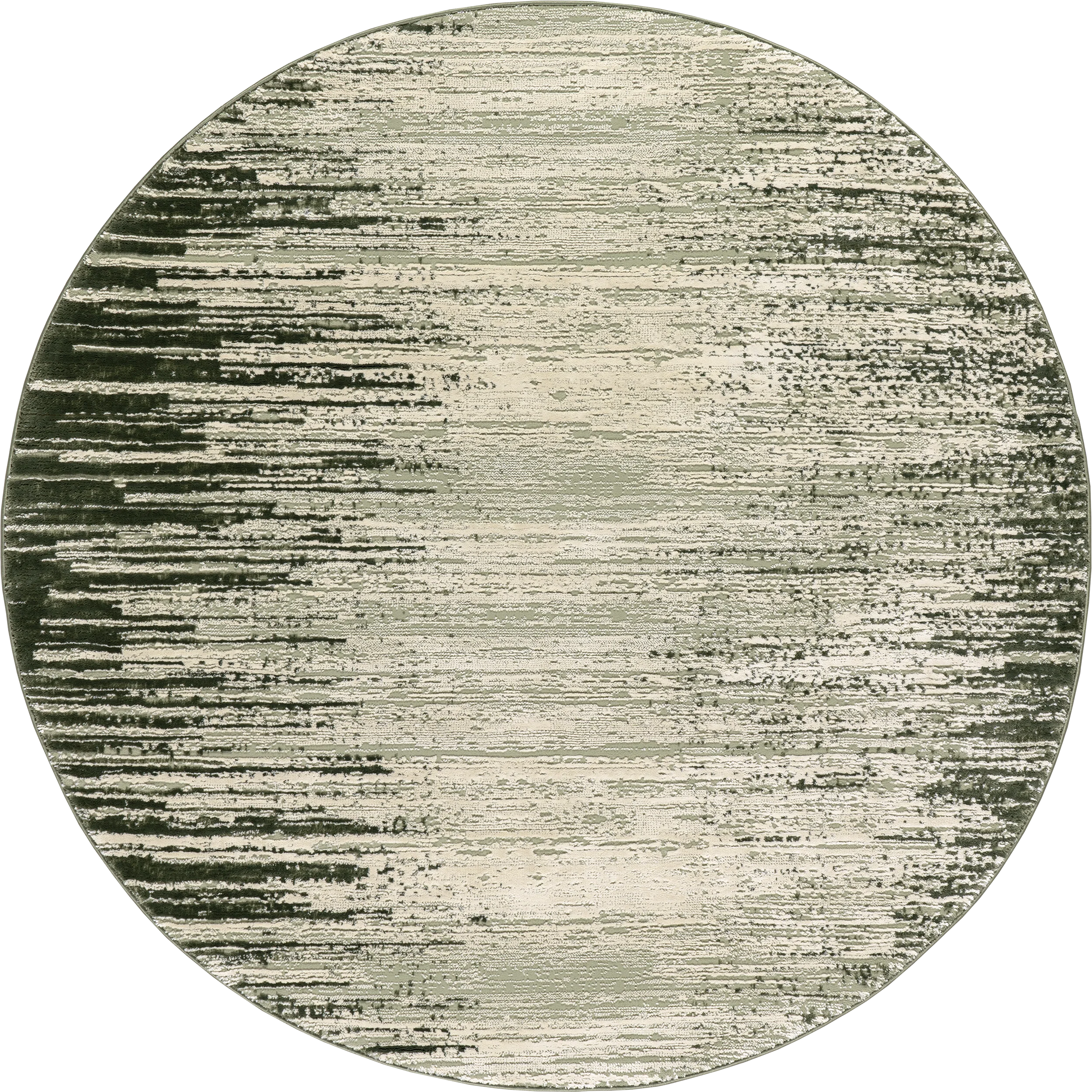 Chitwan Plush Textured Washable Rug | Green