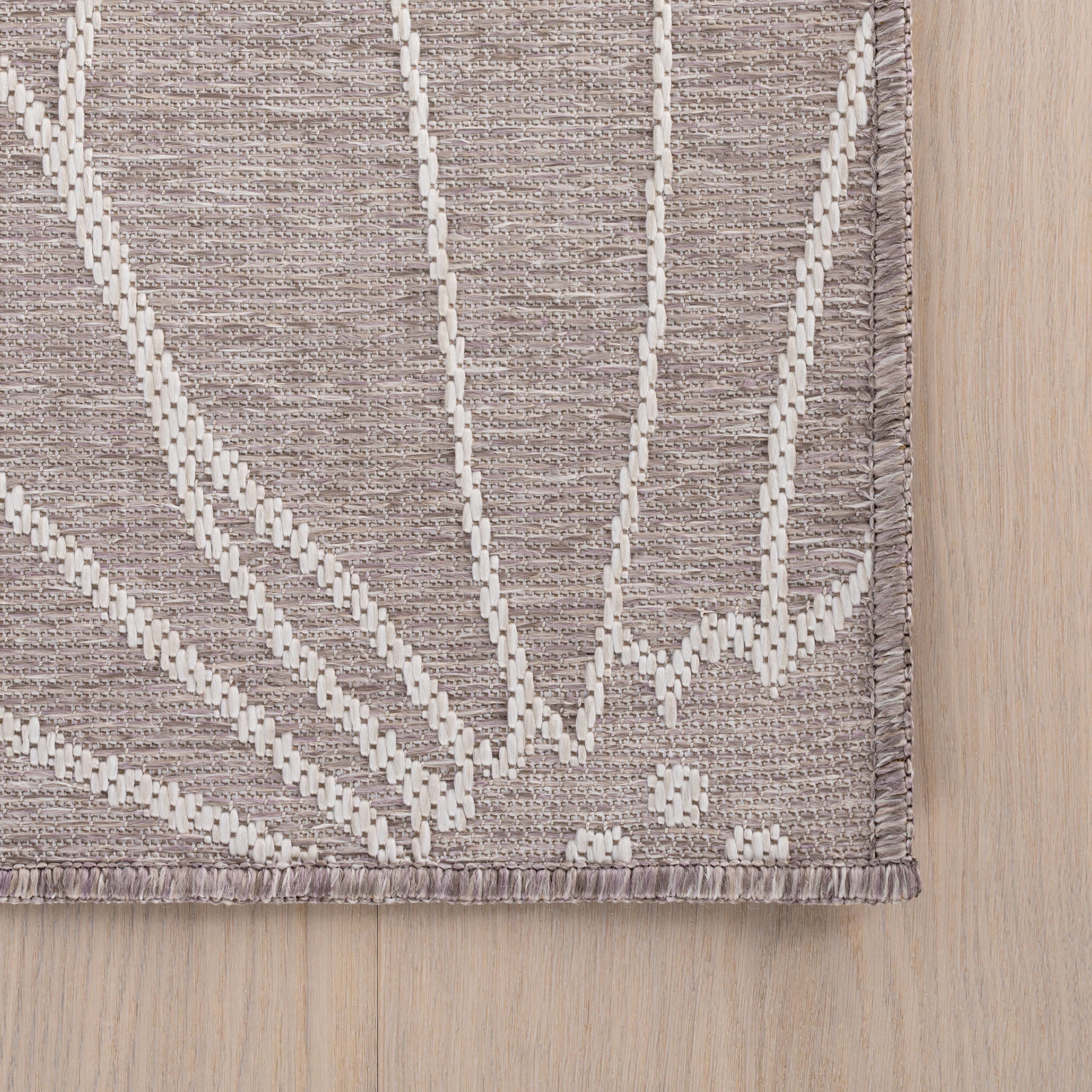 Chroma Modern Floral Indoor/Outdoor Rug | Grey - Image 4