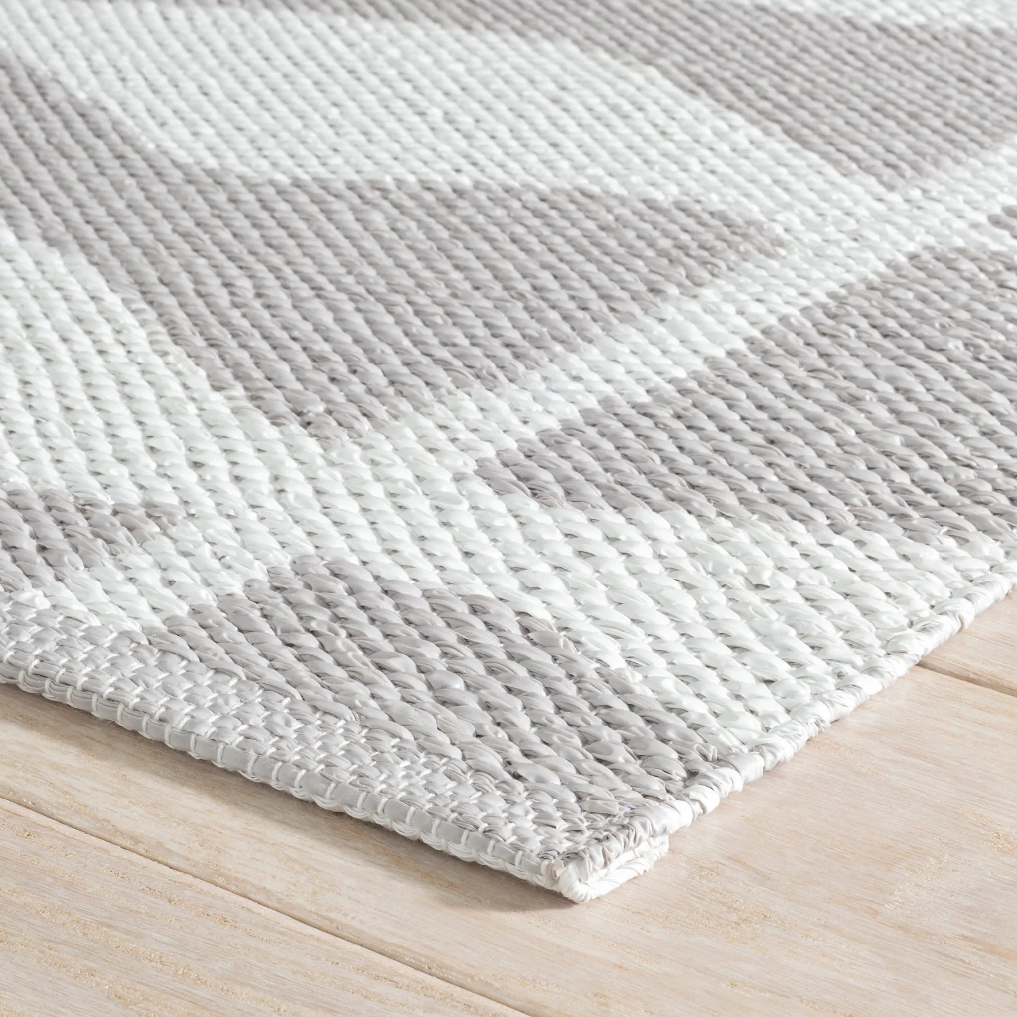 Circuit Handwoven Indoor/Outdoor Rug | Grey - Image 4