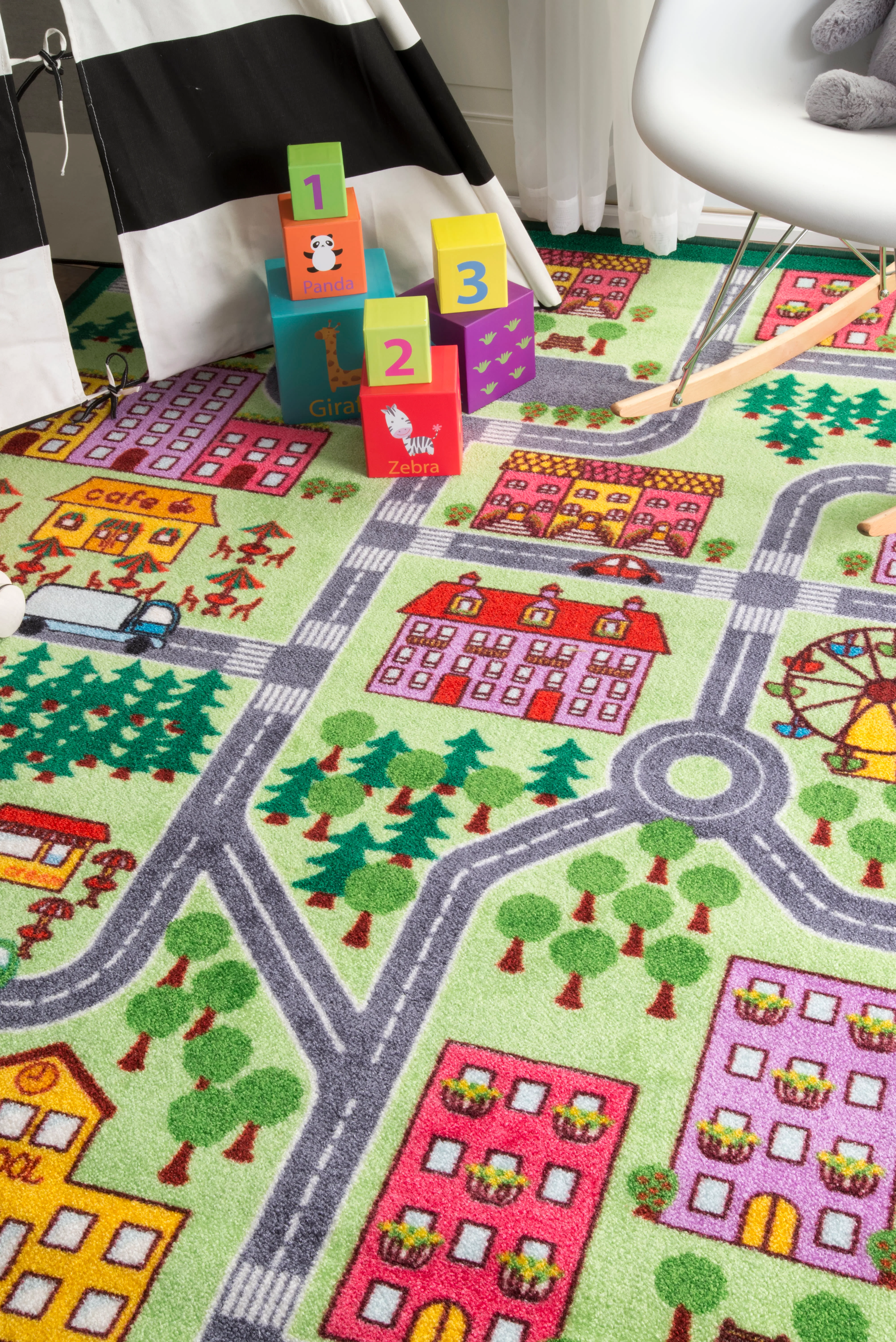 City Neighborhood Rug | Multicolor - Image 4