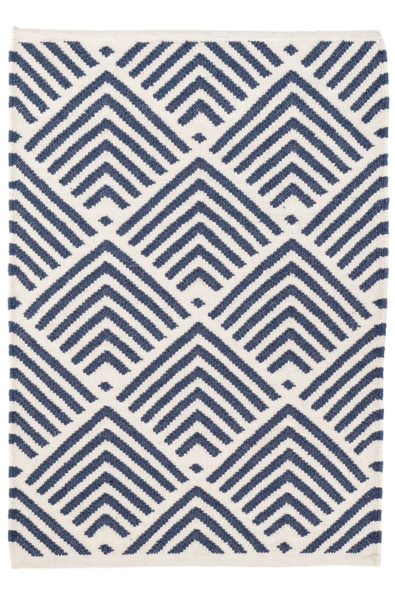 Cleo Handwoven Indoor/Outdoor Rug by Bunny Williams | Navy