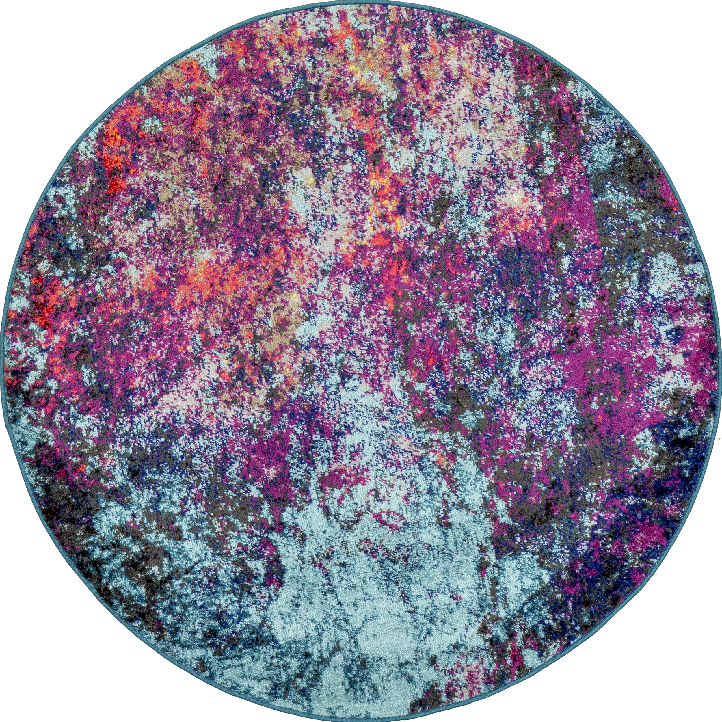 Cloud Nebula Abstract Rug | Multicolor
