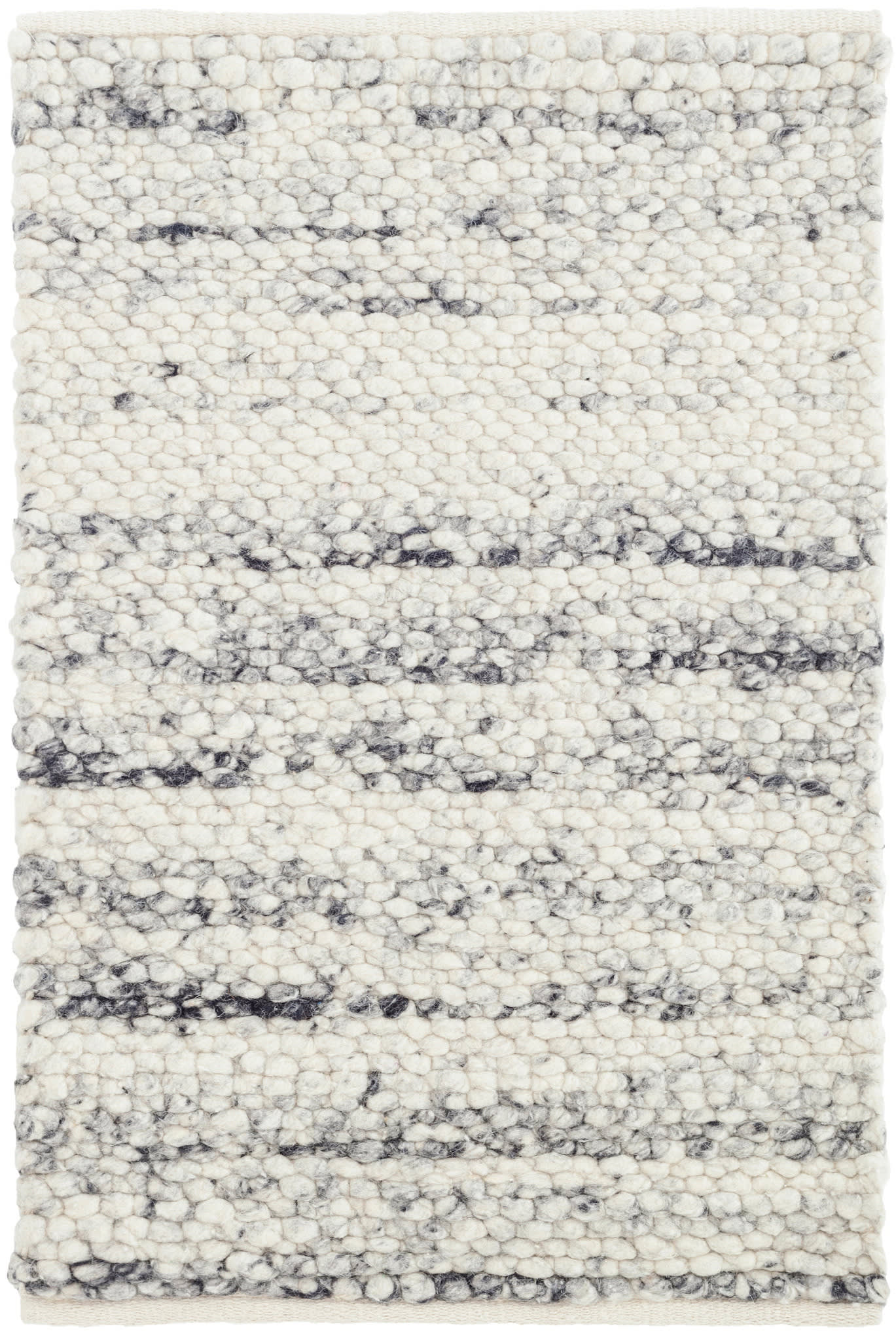 Cobblestone Handwoven Wool Rug | Grey