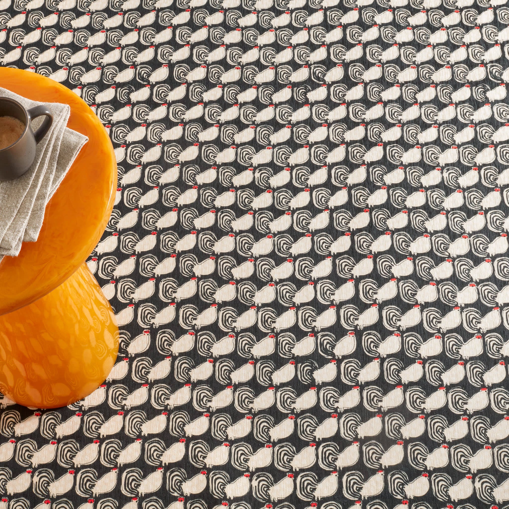 Cockadoodledoo Machine Washable Rug | Multi - Image 3