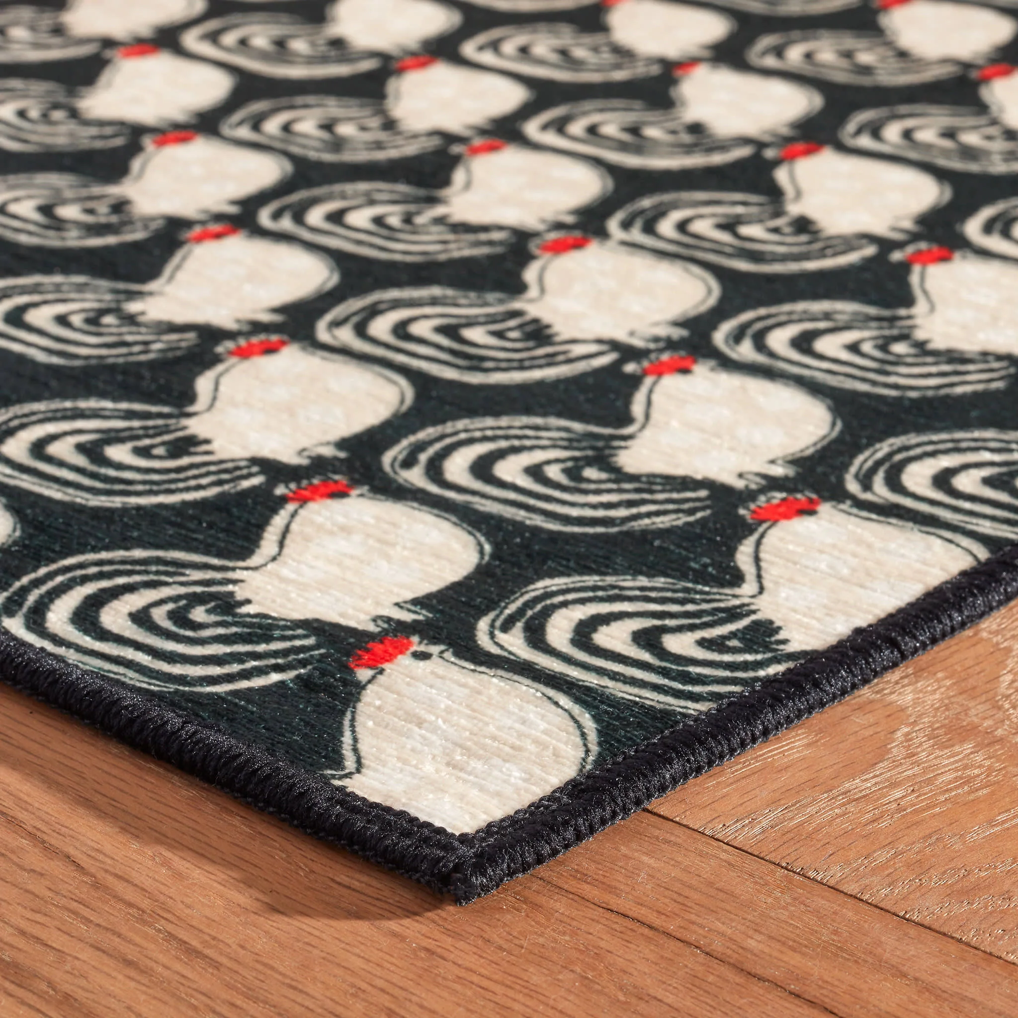 Cockadoodledoo Machine Washable Rug | Multi - Image 5