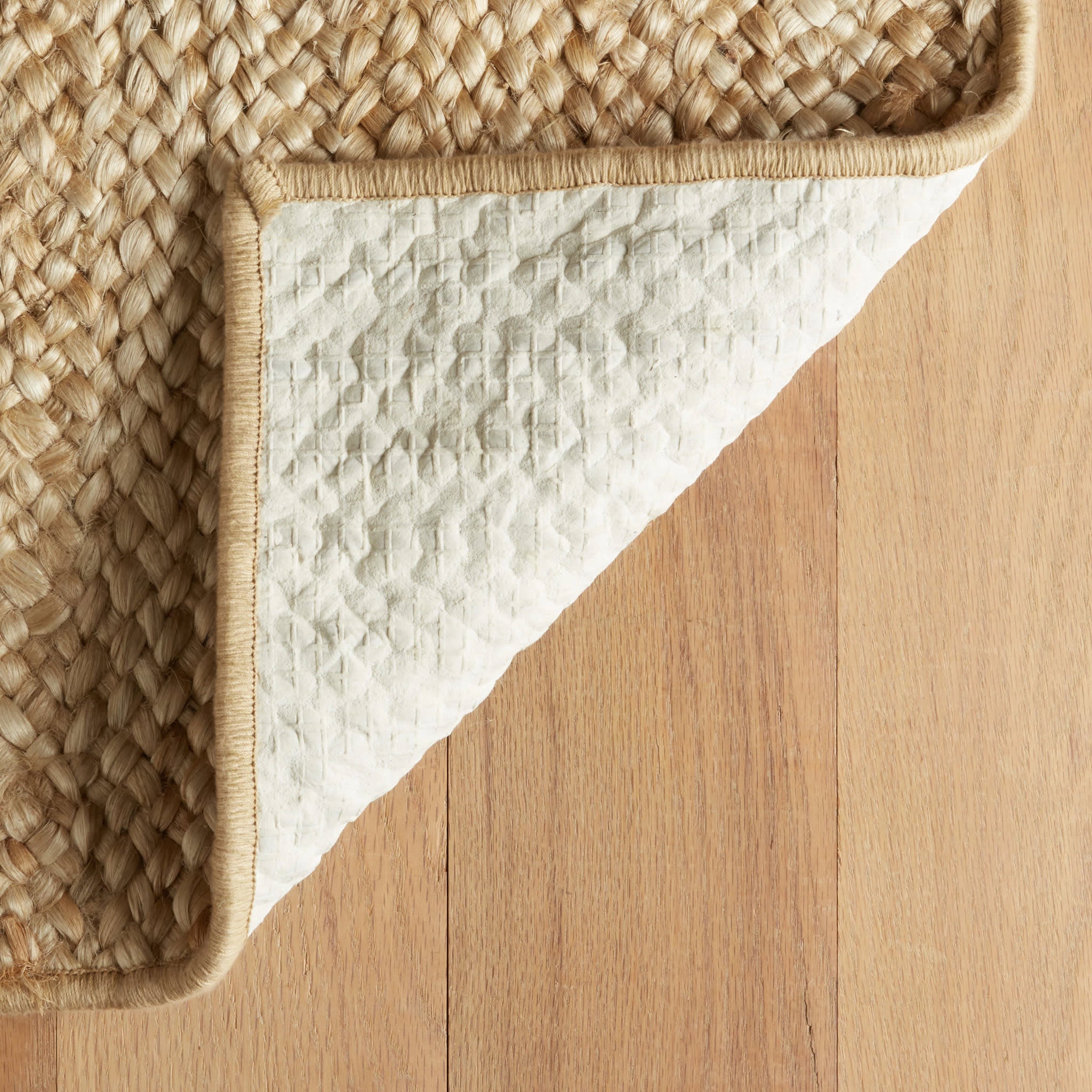 Collins Braided Woven Jute Custom Rug | Natural - Image 6