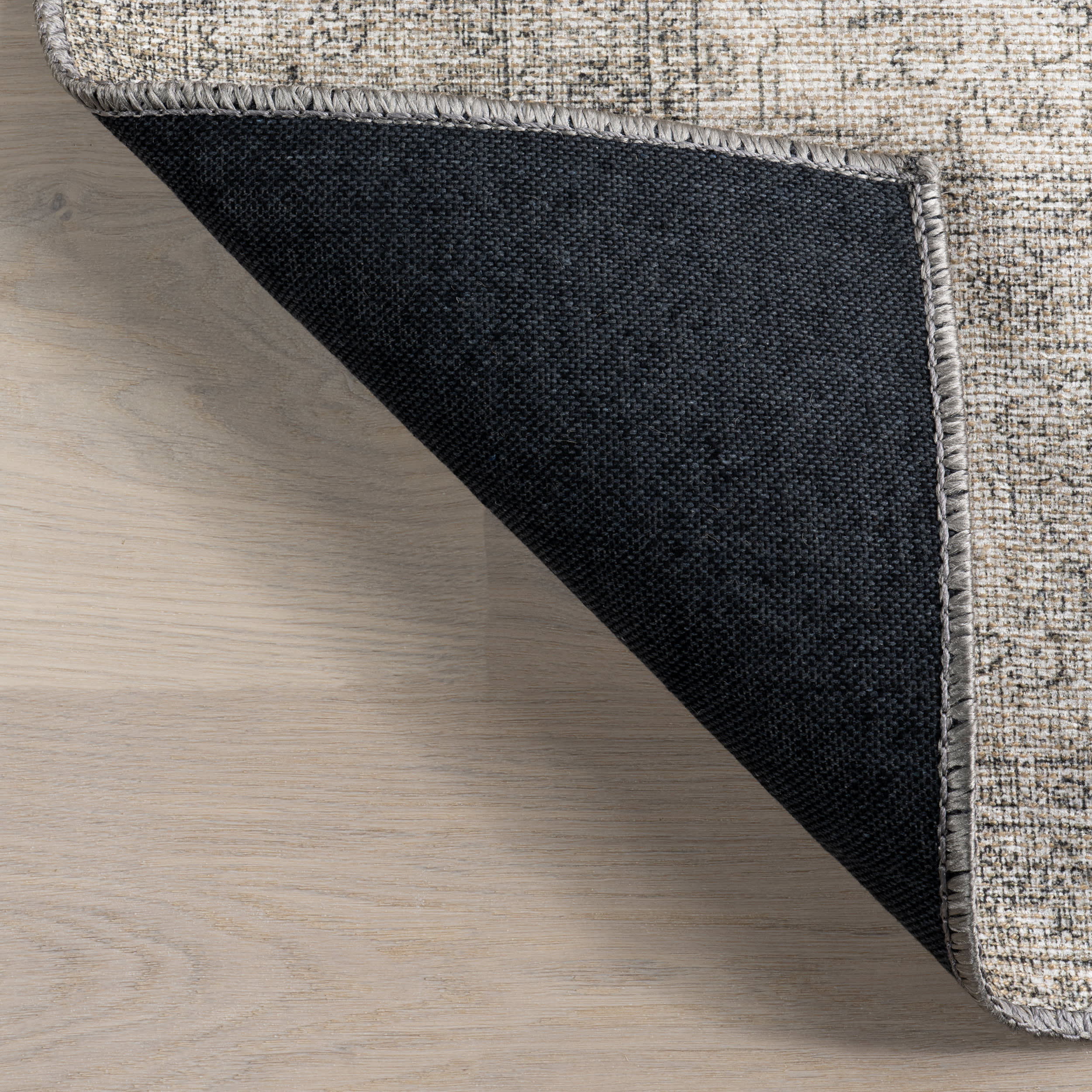 Colts Neck Antiqued Jute-Blend Rug | Grey - Image 7