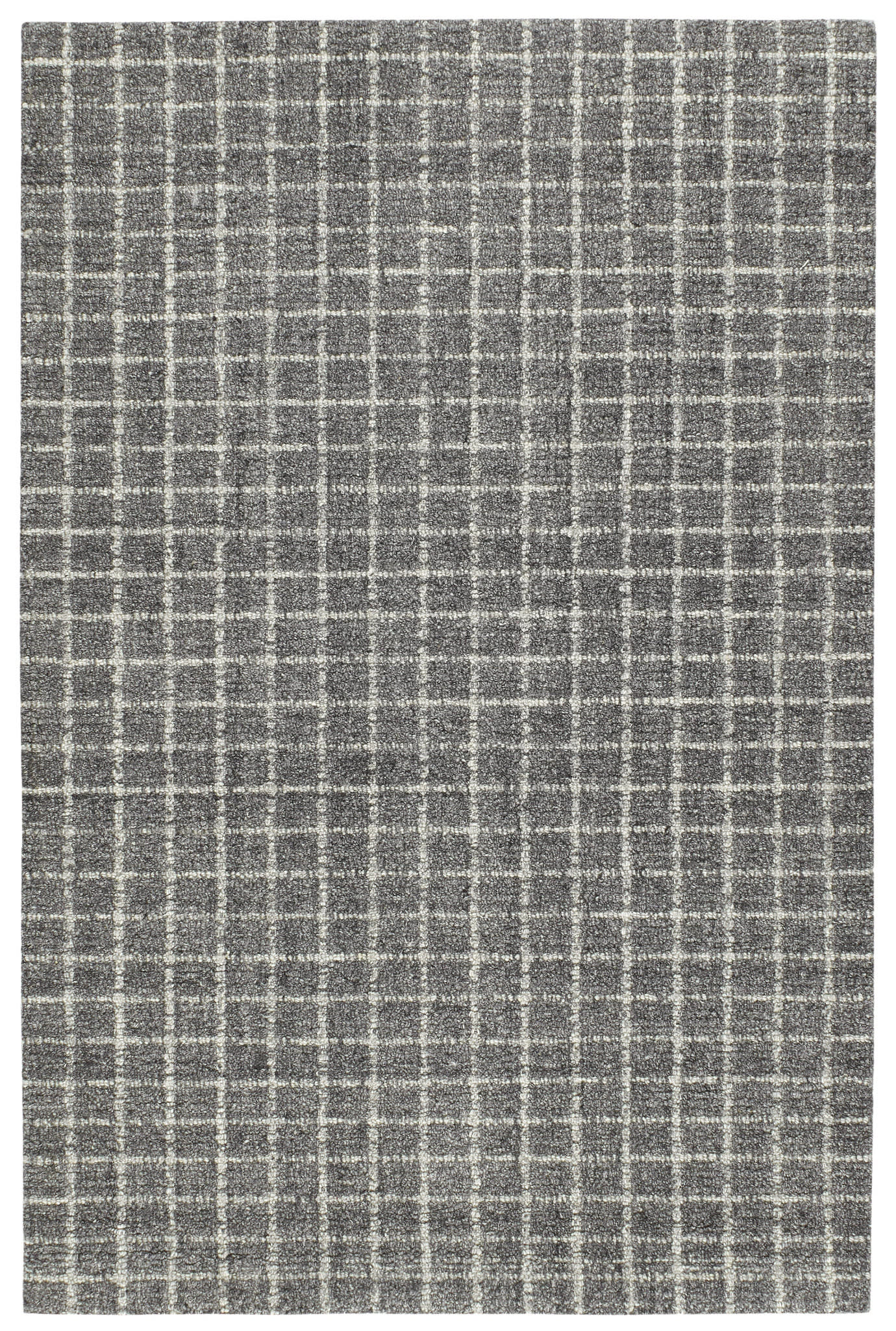 Conall Hand Micro Hooked Wool Rug | Grey
