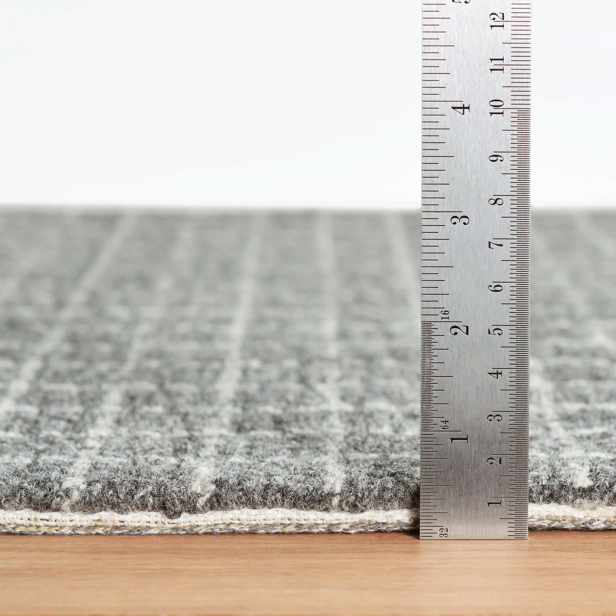 Conall Hand Micro Hooked Wool Rug | Grey - Image 4