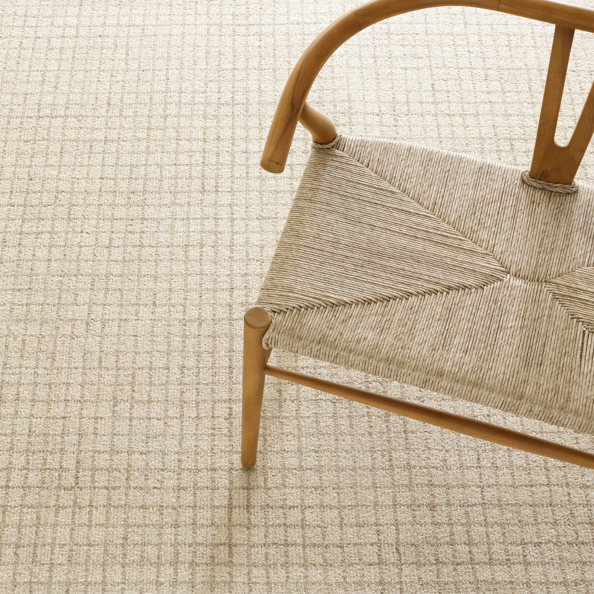 Conall Hand Micro Hooked Wool Rug | Natural - Image 4