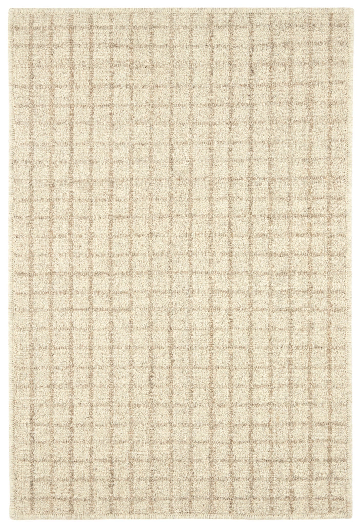 Conall Hand Micro Hooked Wool Custom Rug | Natural