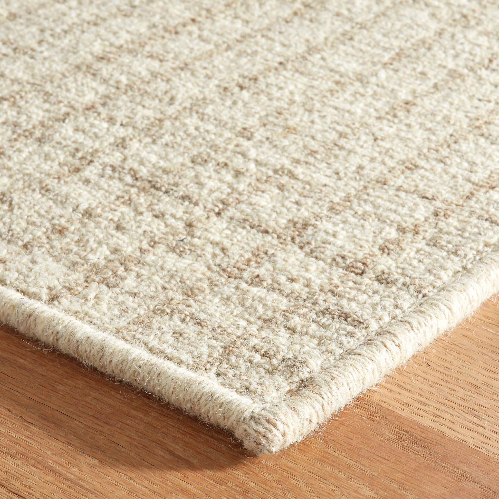 Conall Hand Micro Hooked Wool Custom Rug | Natural - Image 4