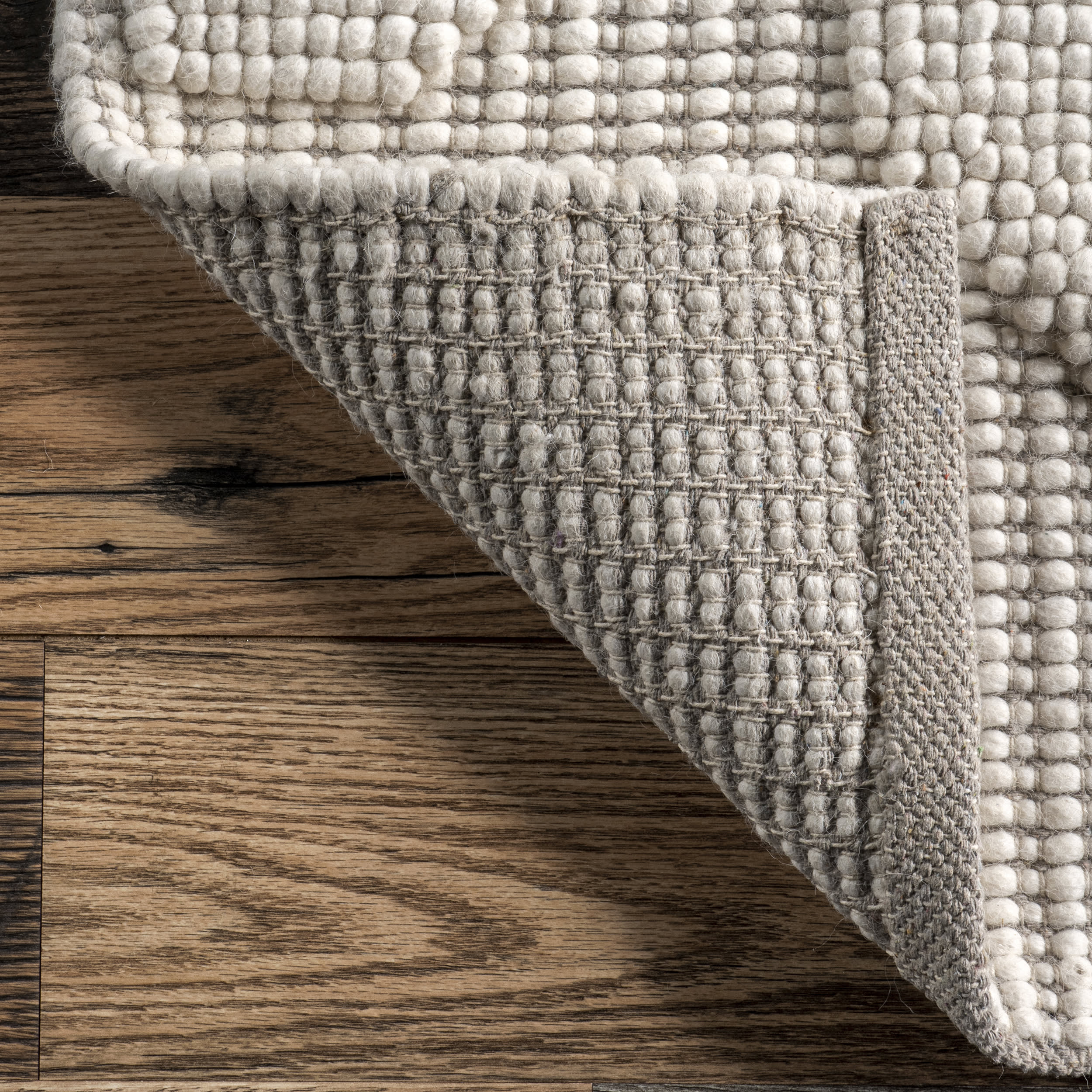 Corah Abstract High-Low Rug | Ivory - Image 6
