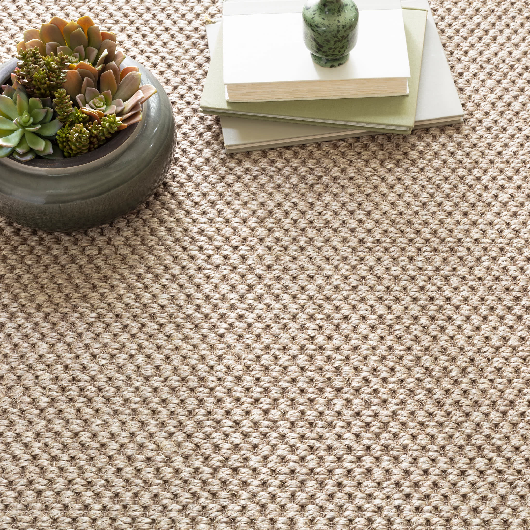 Corden Woven Sisal Custom Rug | Taupe - Image 2