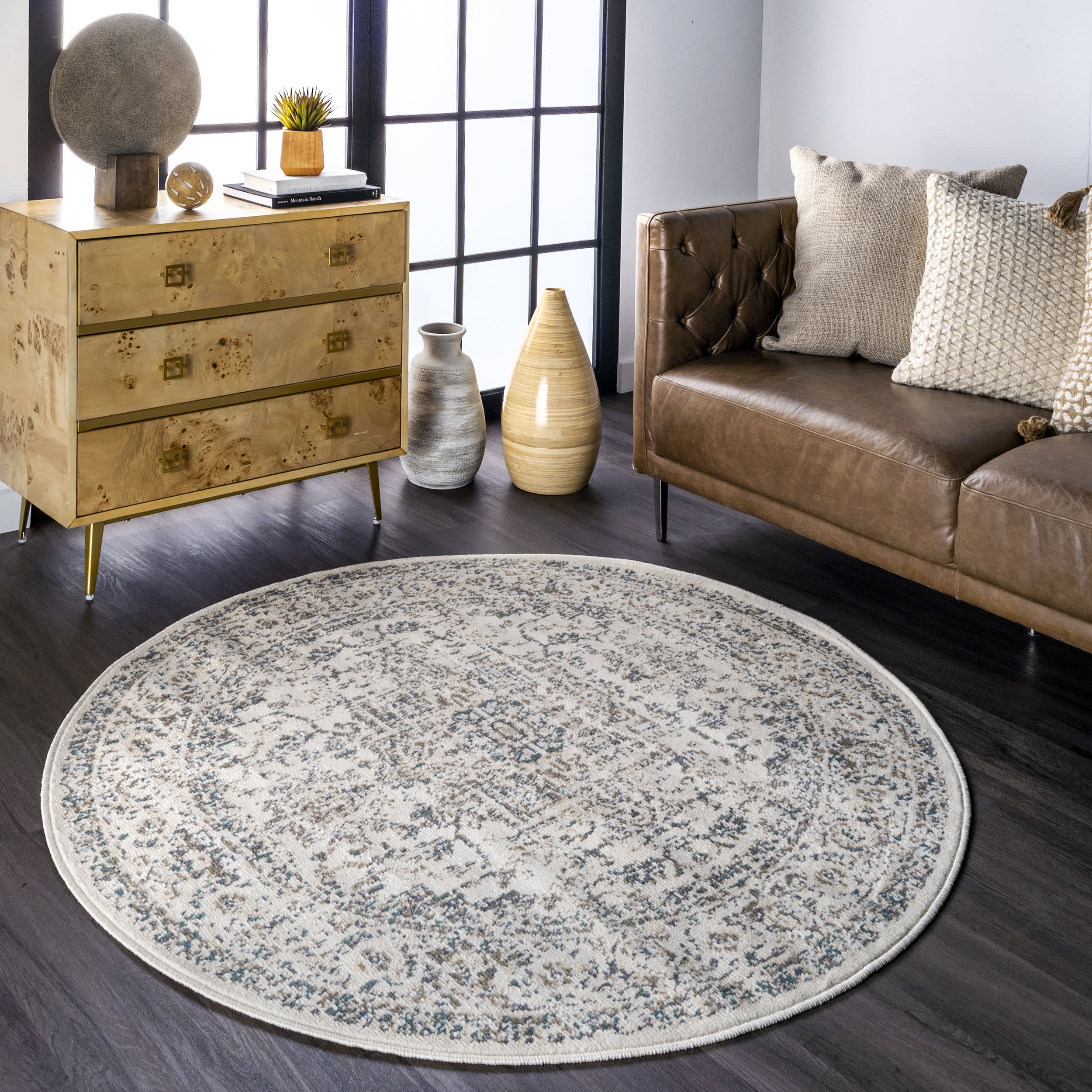 Coronet Medallion Rug | Cream - Image 2