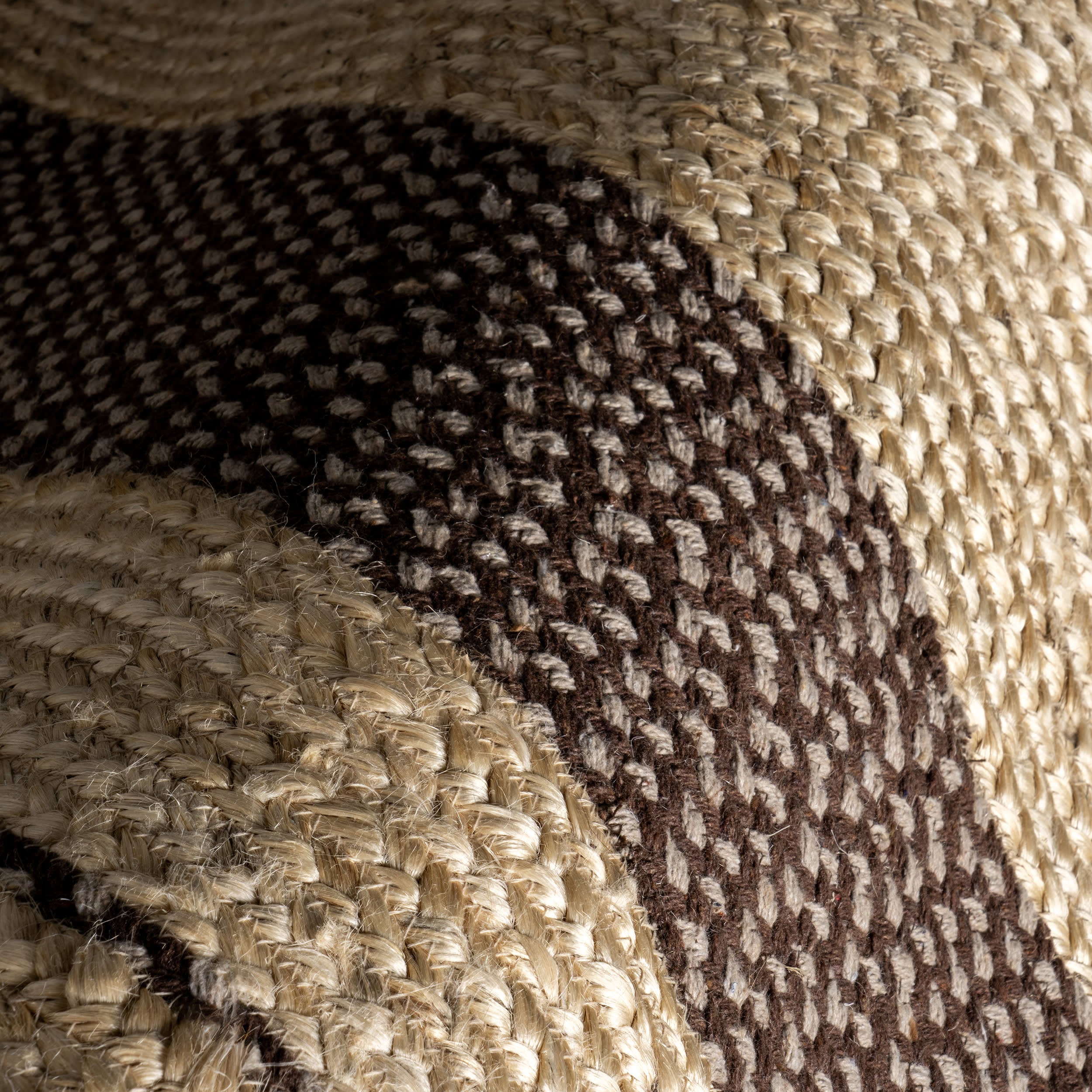 Cottage Oval Jute Rug | Dark Brown - Image 3