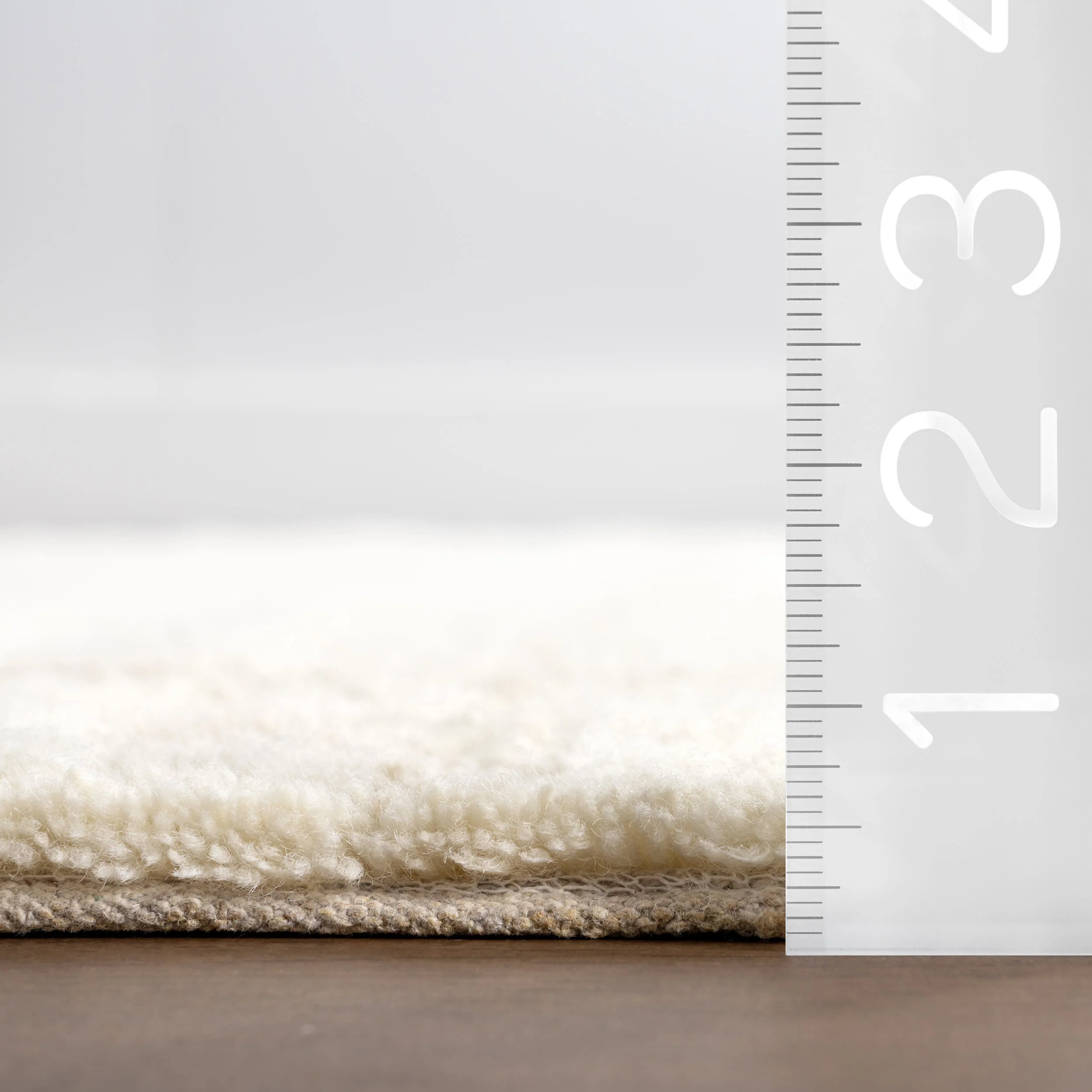 Cove Checked Wool Rug | Ivory - Image 5
