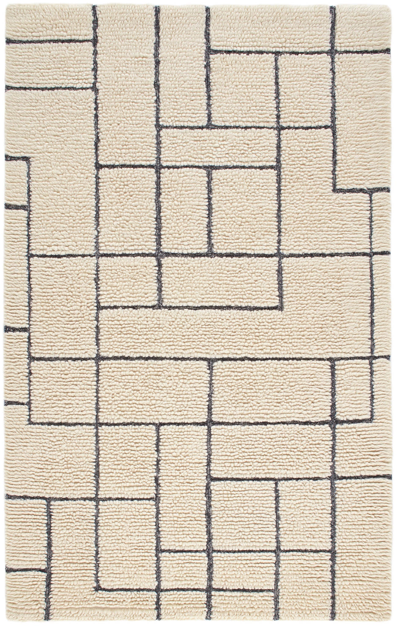 Cowan Hand Tufted Wool Rug | Ivory/Grey