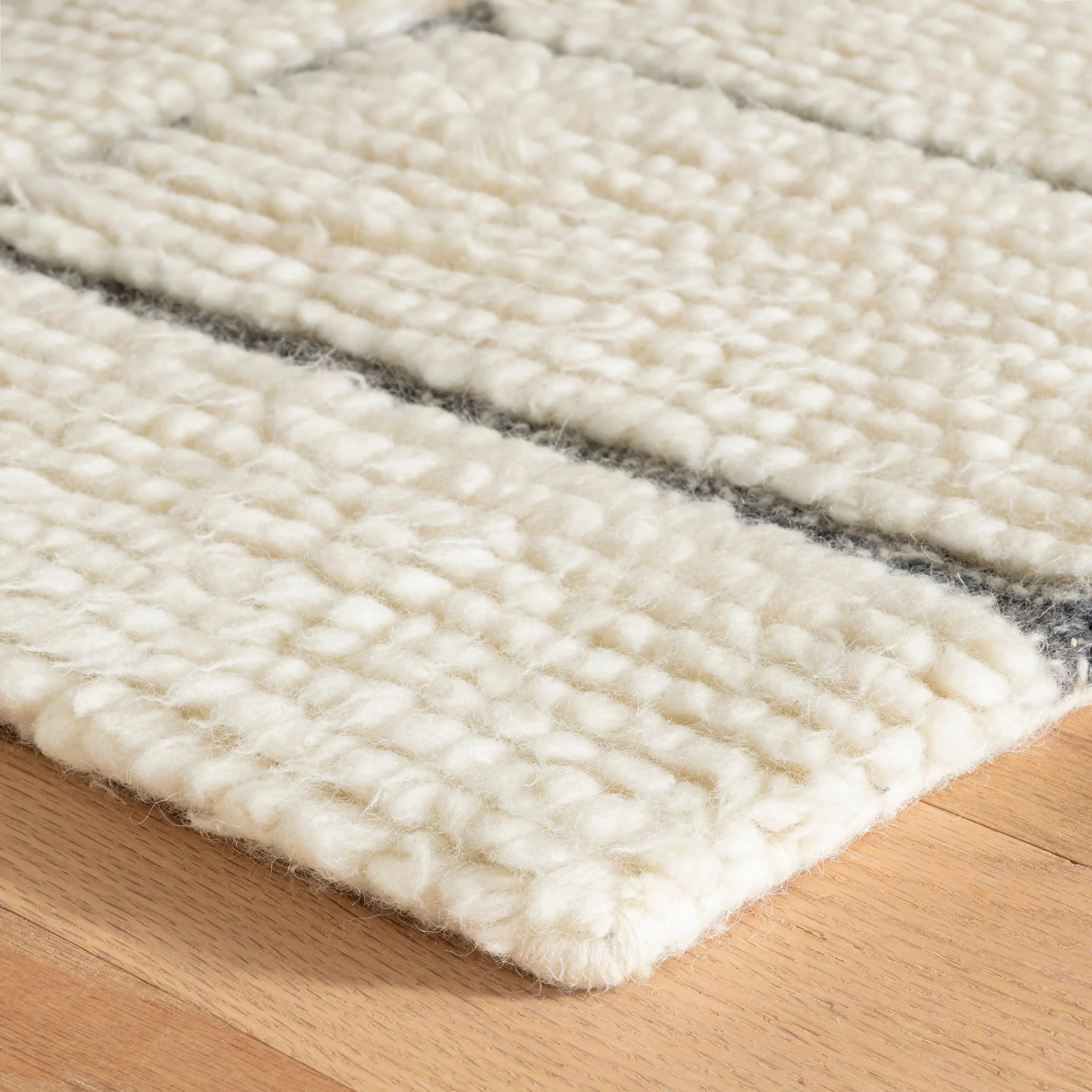 Cowan Hand Tufted Wool Rug | Ivory/Grey - Image 5