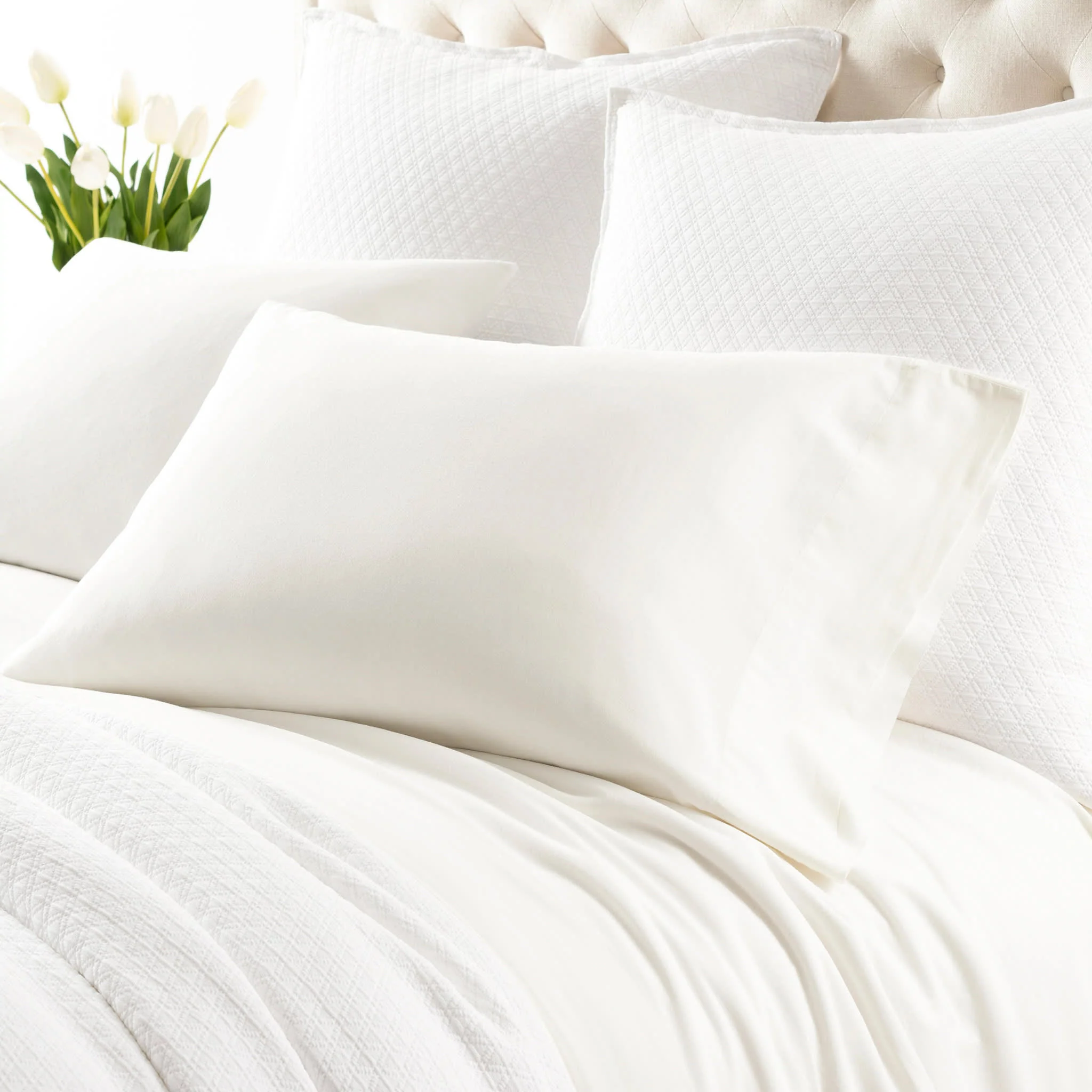 Cozy Cotton Pillowcases | Ivory