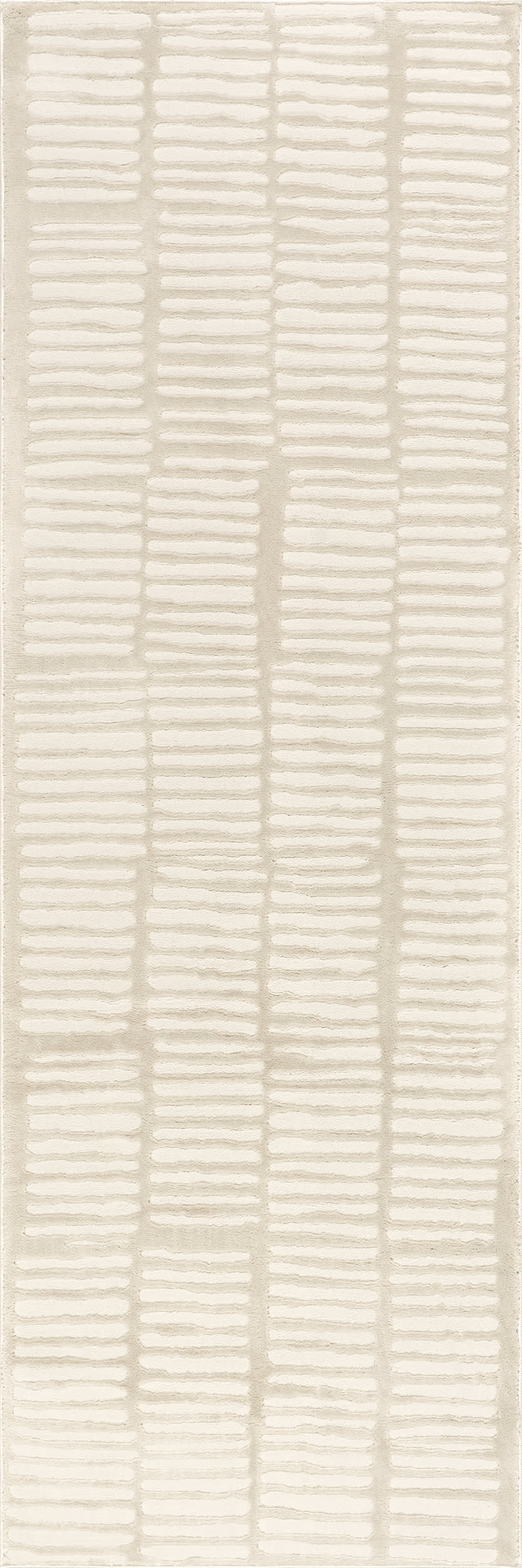Cranbury Plush Textured Washable Rug | Cream