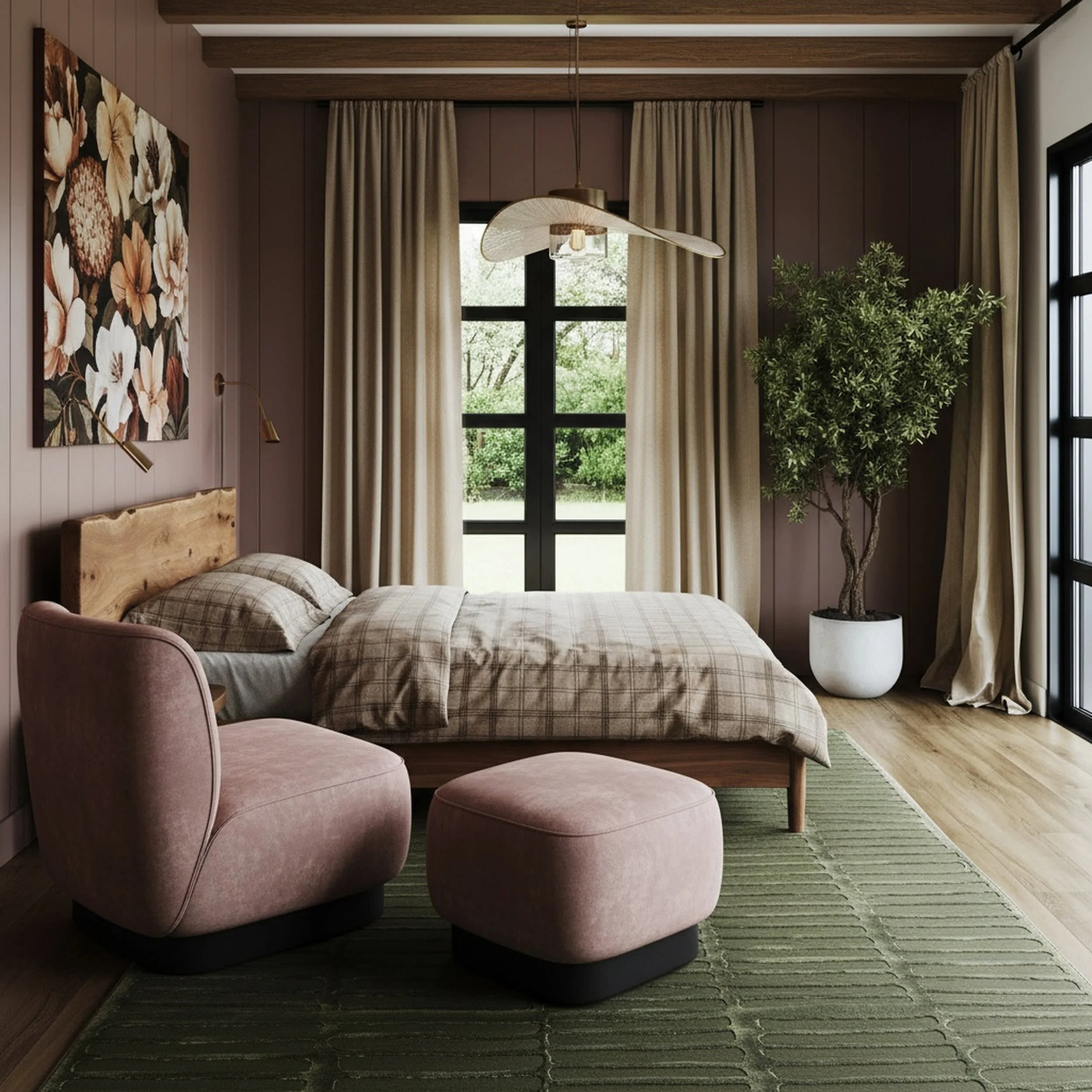 Cranbury Plush Textured Washable Rug | Green - Image 5