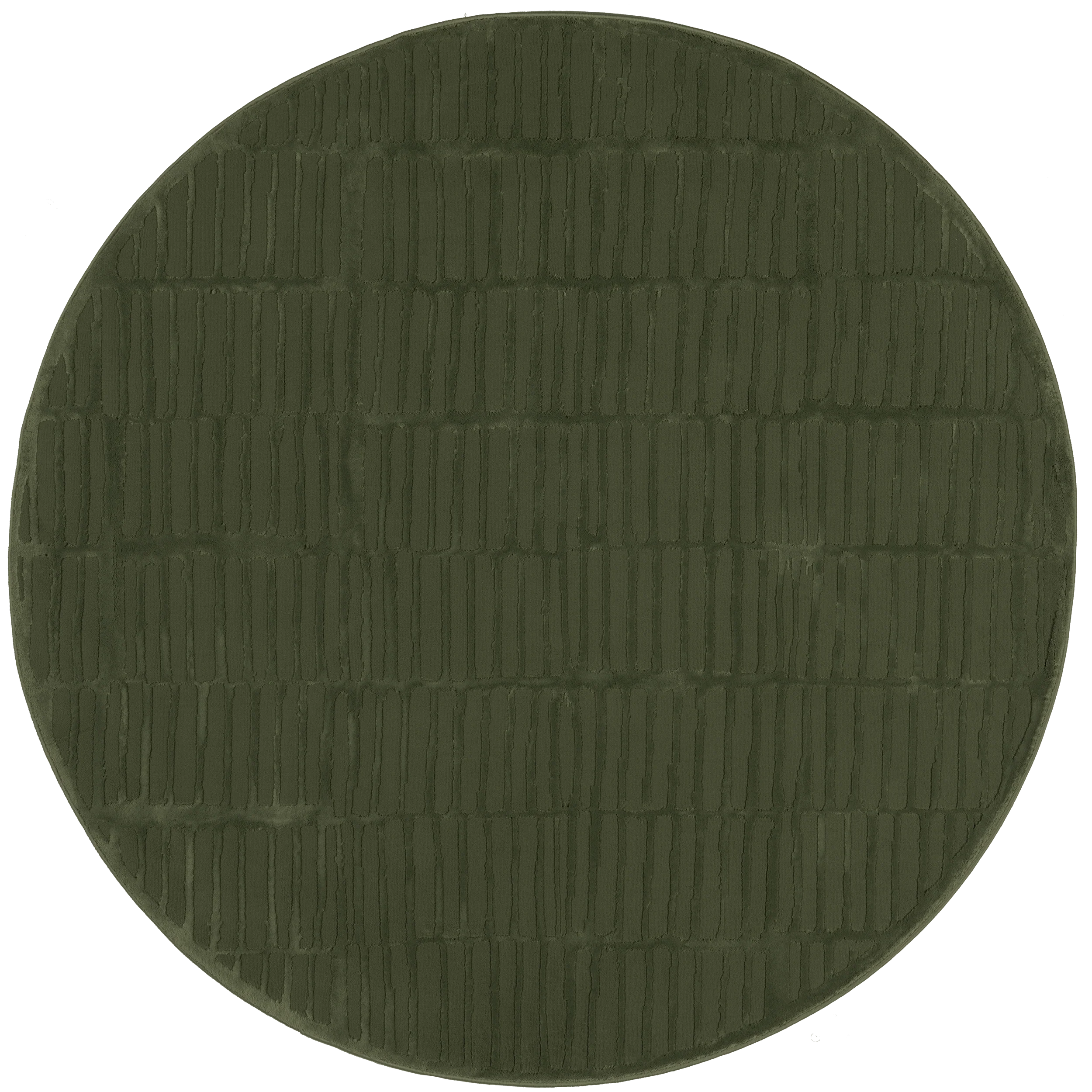 Cranbury Plush Textured Washable Rug | Green