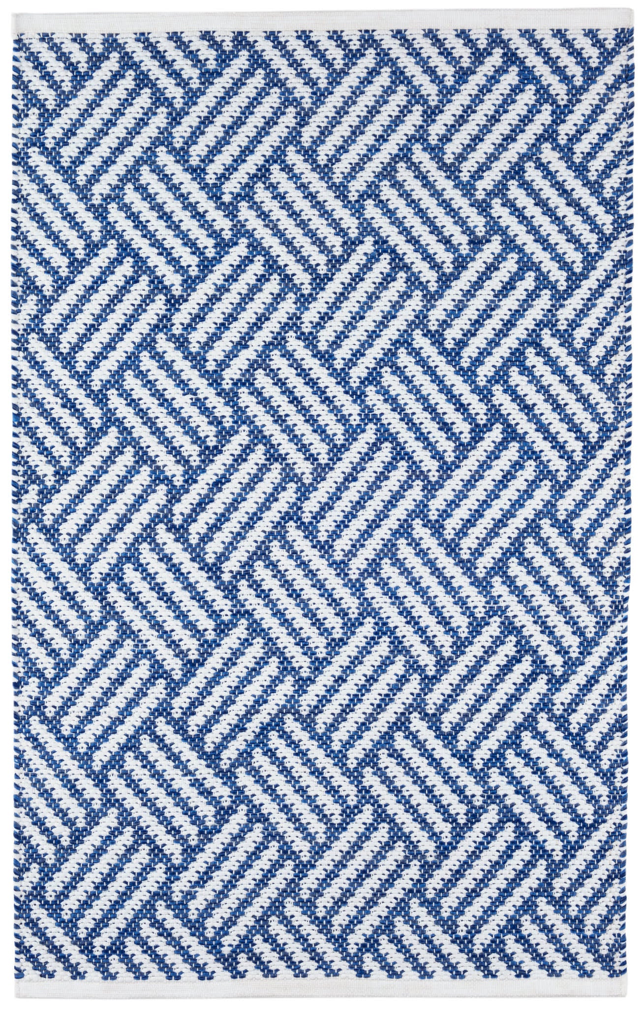 Crisscross Handwoven Indoor/Outdoor Rug | Denim