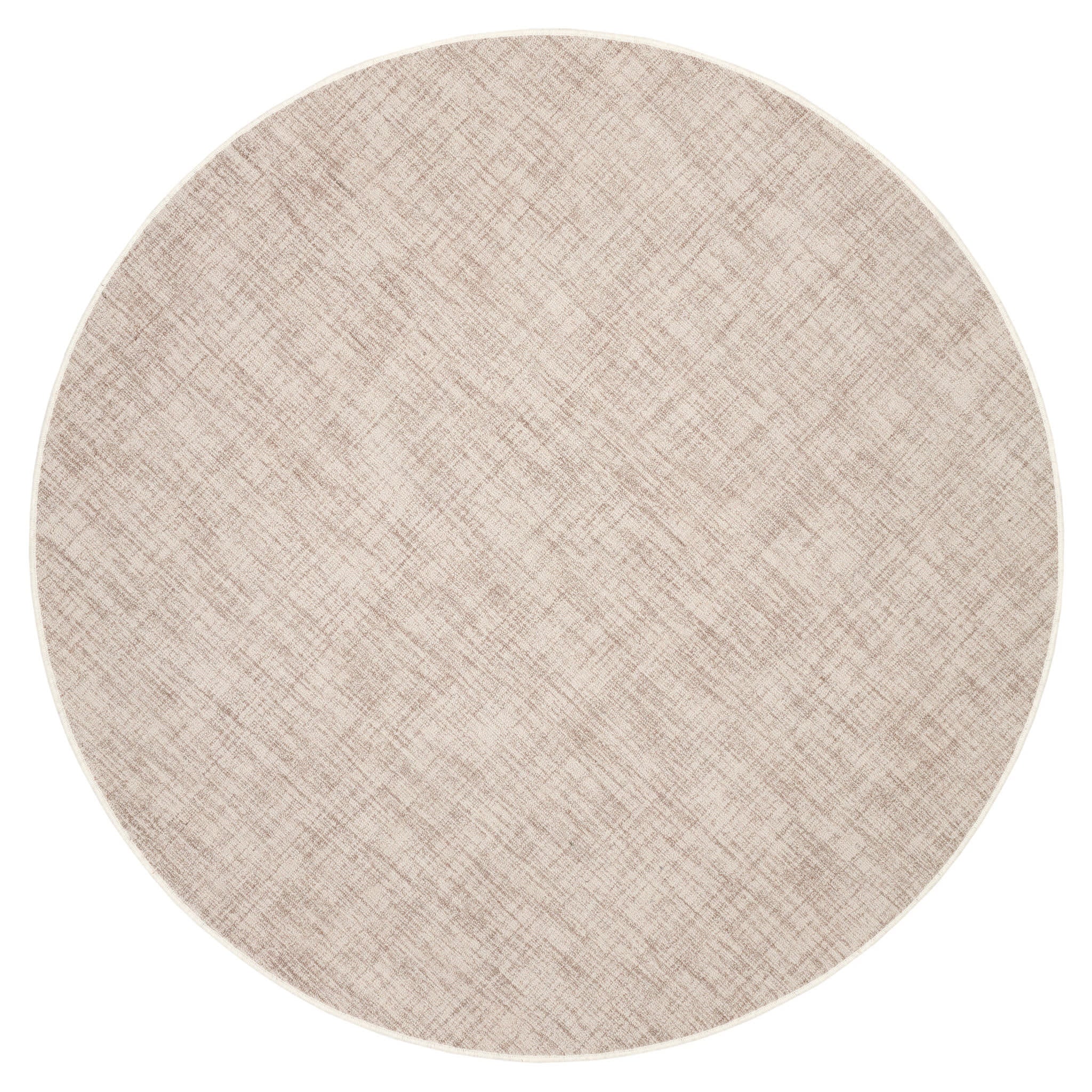Crosshatch Hand Micro Hooked Wool Custom Rug | Ivory - Image 7