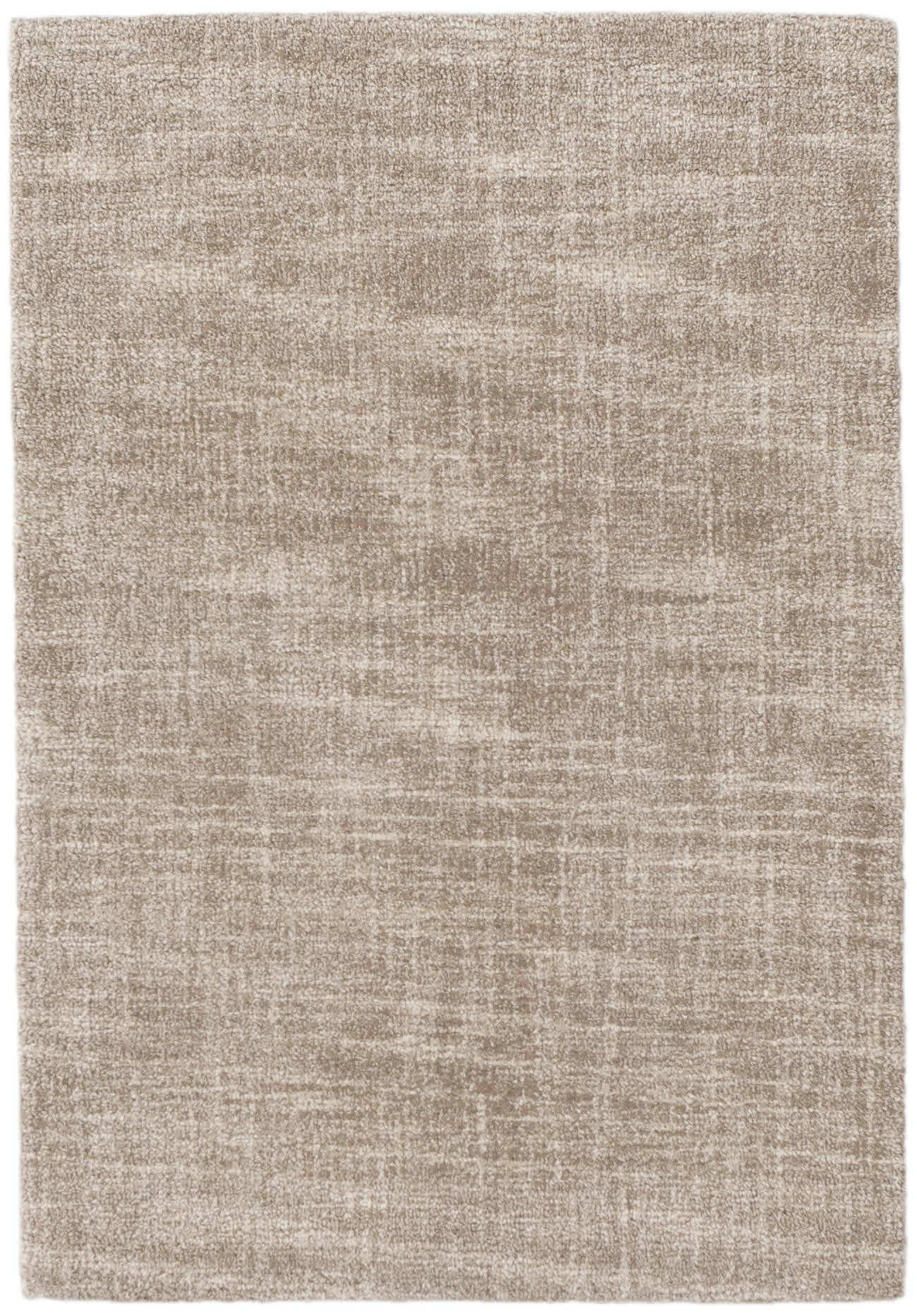 Crosshatch Hand Micro Hooked Wool Rug | Sand