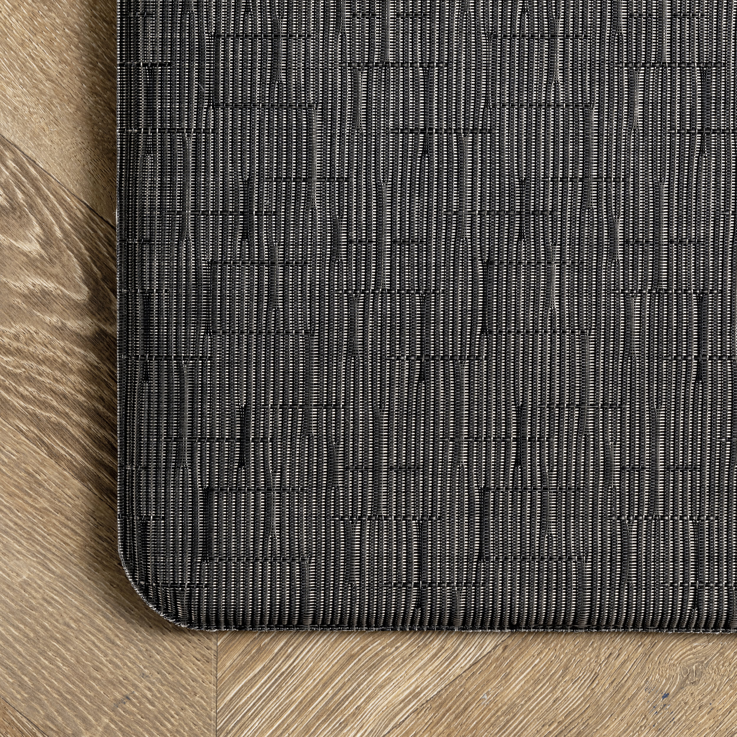Crosshatched Woven Anti-Fatigue Mat | Dark Grey - Image 3