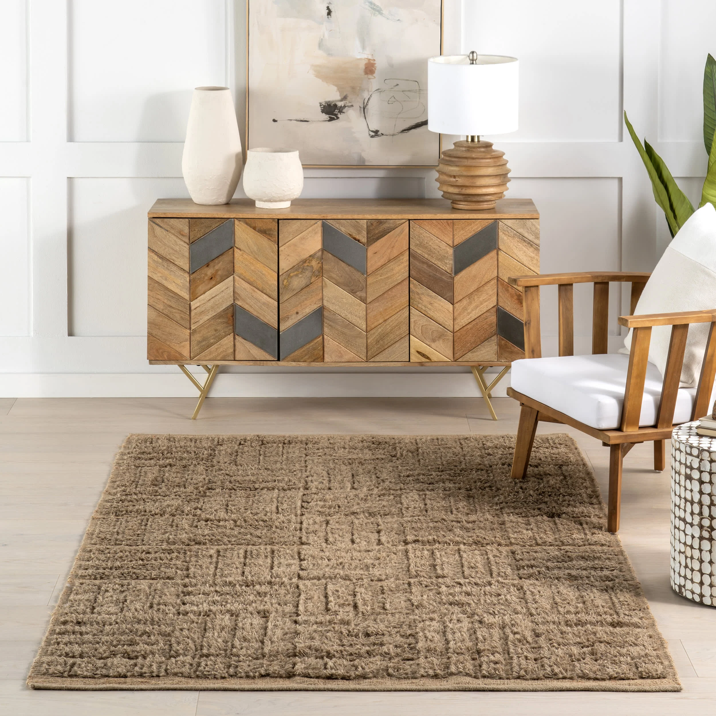 Cynthia Textured Jute Rug | Natural - Image 5