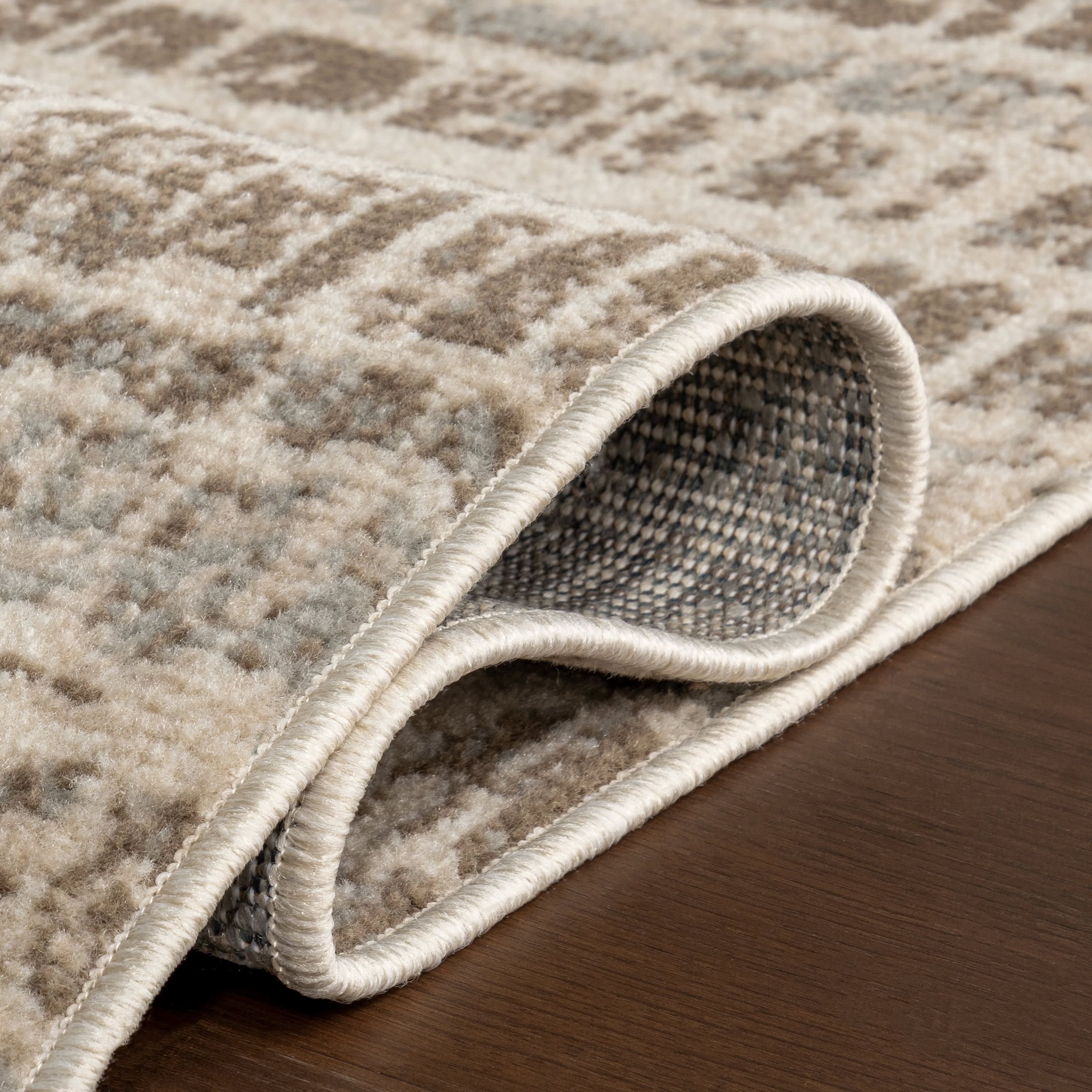 Dahlia Modern Abstract Area Rug | Beige - Image 9