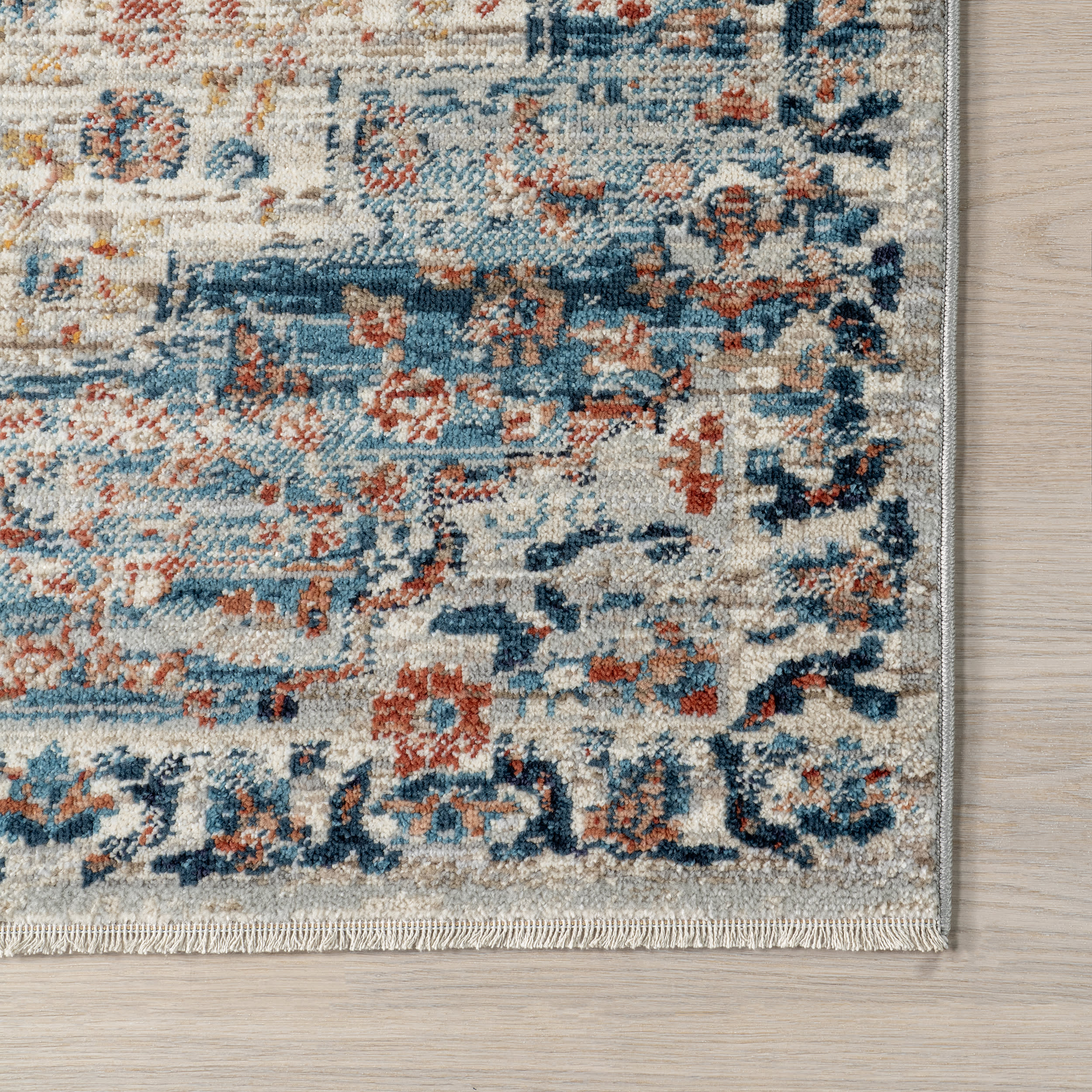 Dallas Vintage Medallion Rug | Rust - Image 3