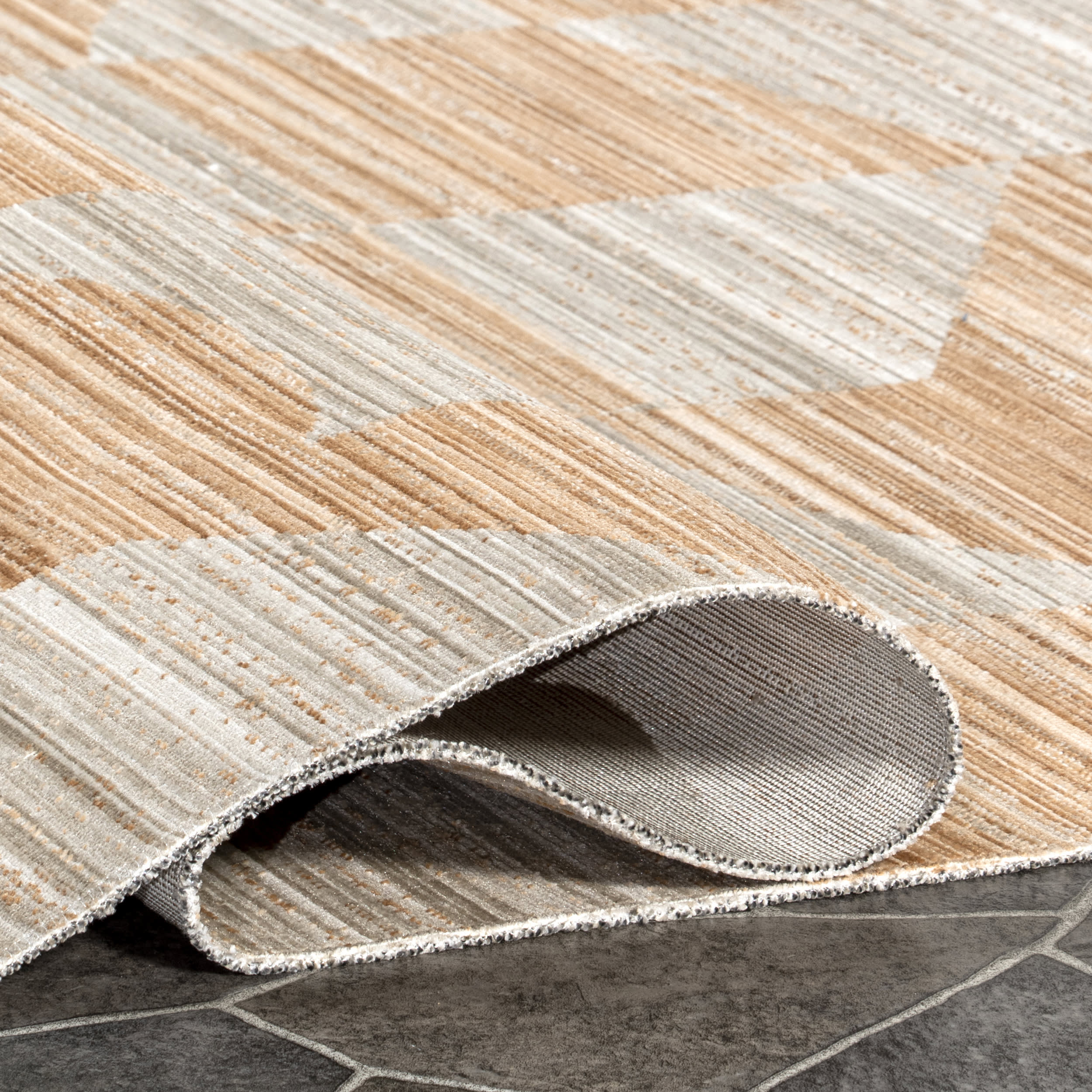 Dania Abstract Washable Indoor/Outdoor Rug | Orange - Image 9