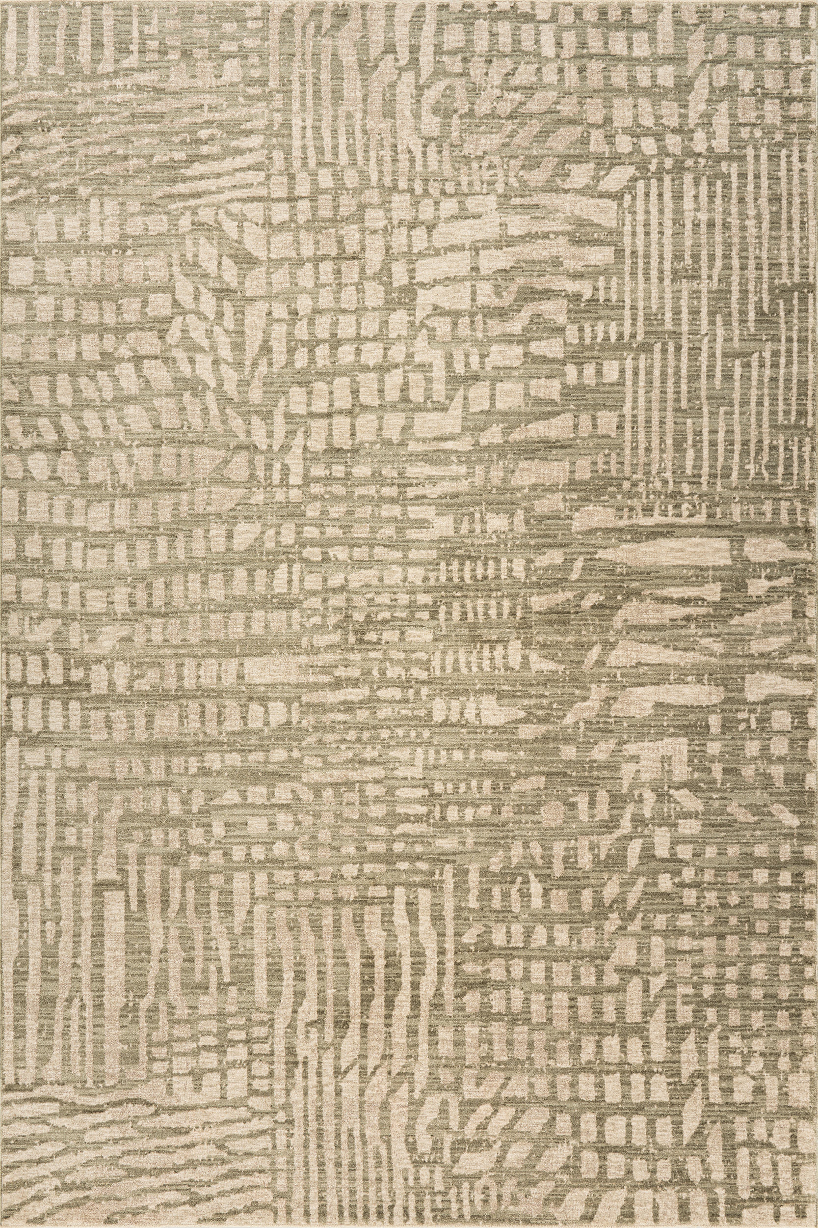 Dashline Modern Animal Print Rug | Tan