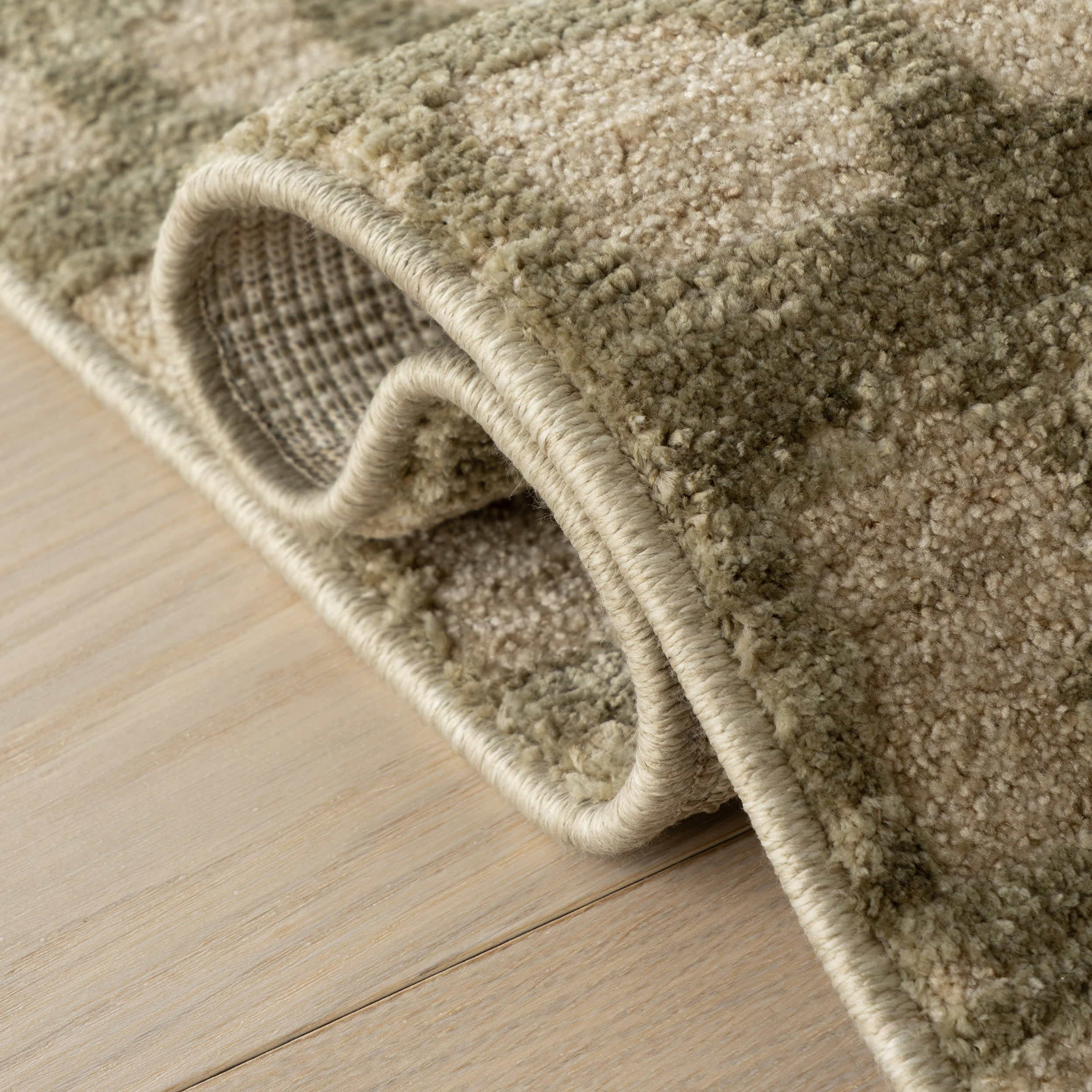 Dashline Modern Animal Print Rug | Tan - Image 11