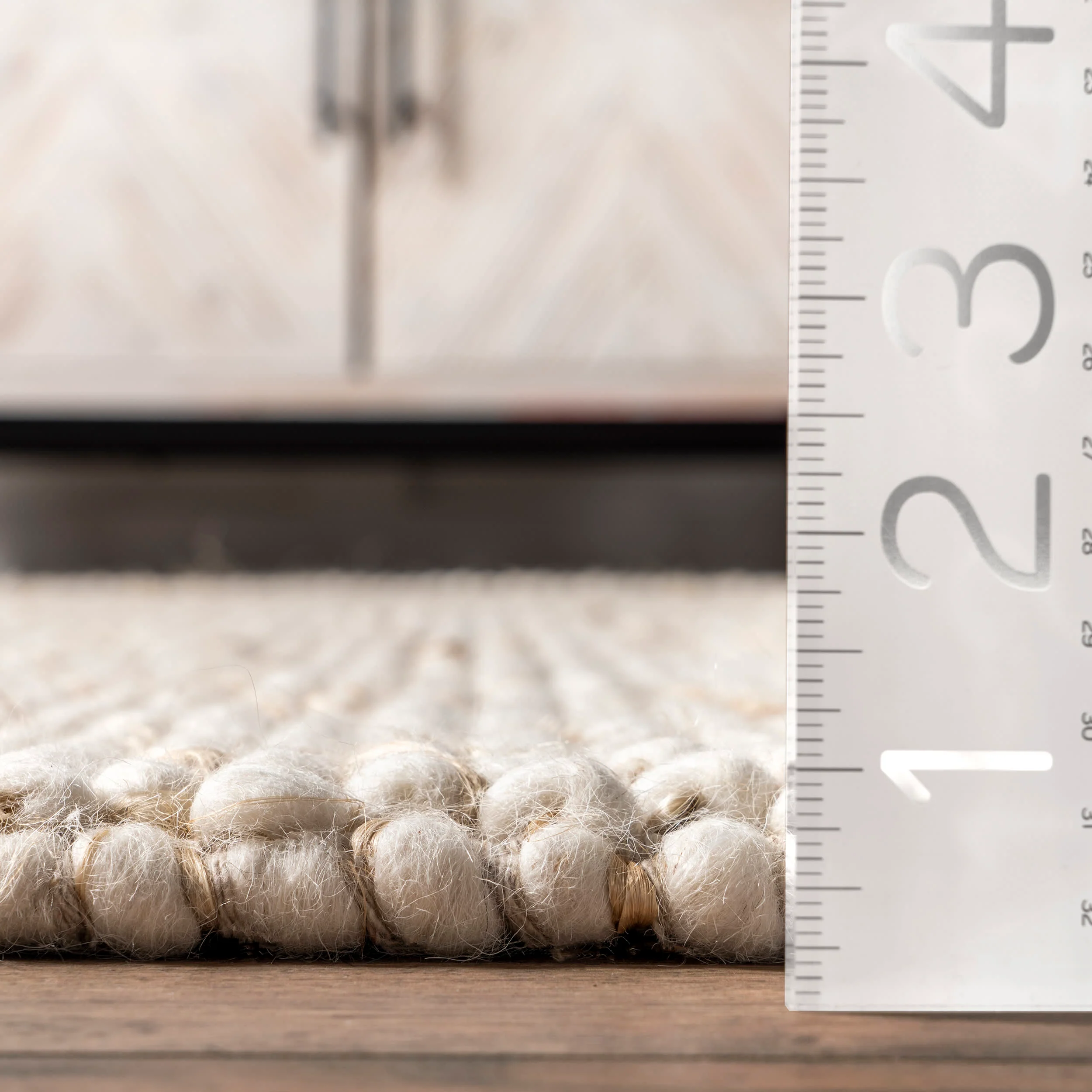 Daune Popcorn Textured Rug | Ivory - Image 5