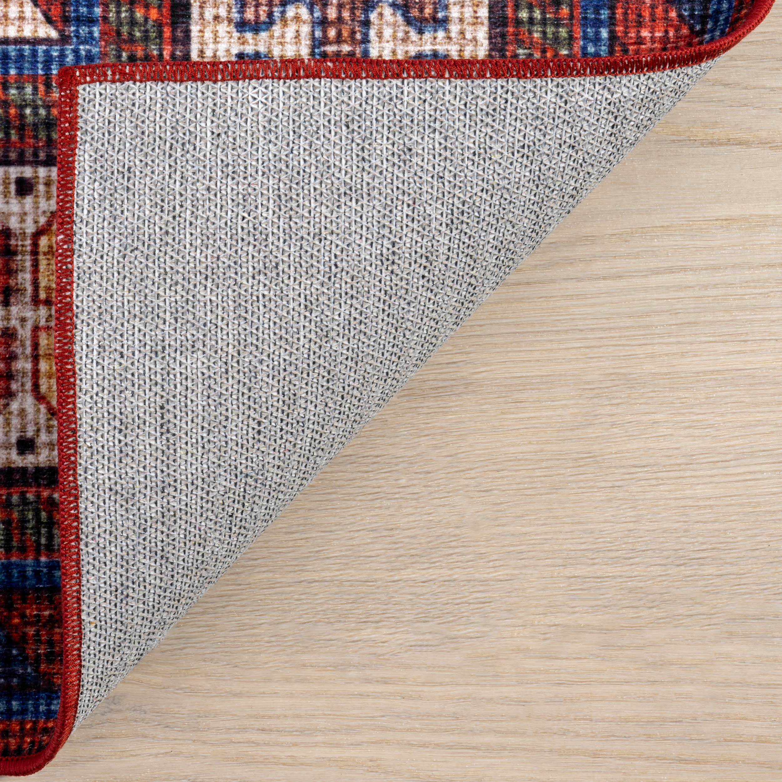 Davina Classic Spill Proof Washable Rug | Brick - Image 7