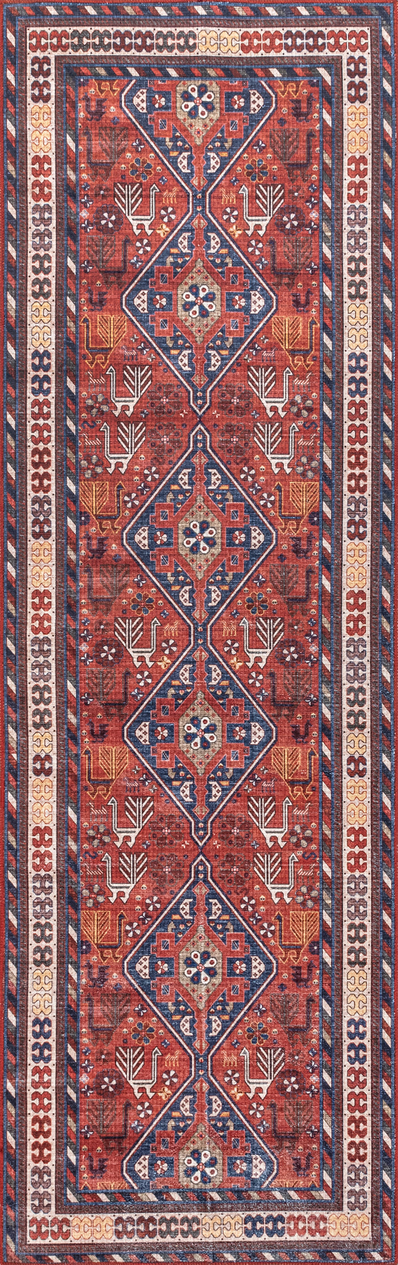 Davina Classic Washable Rug | Brick