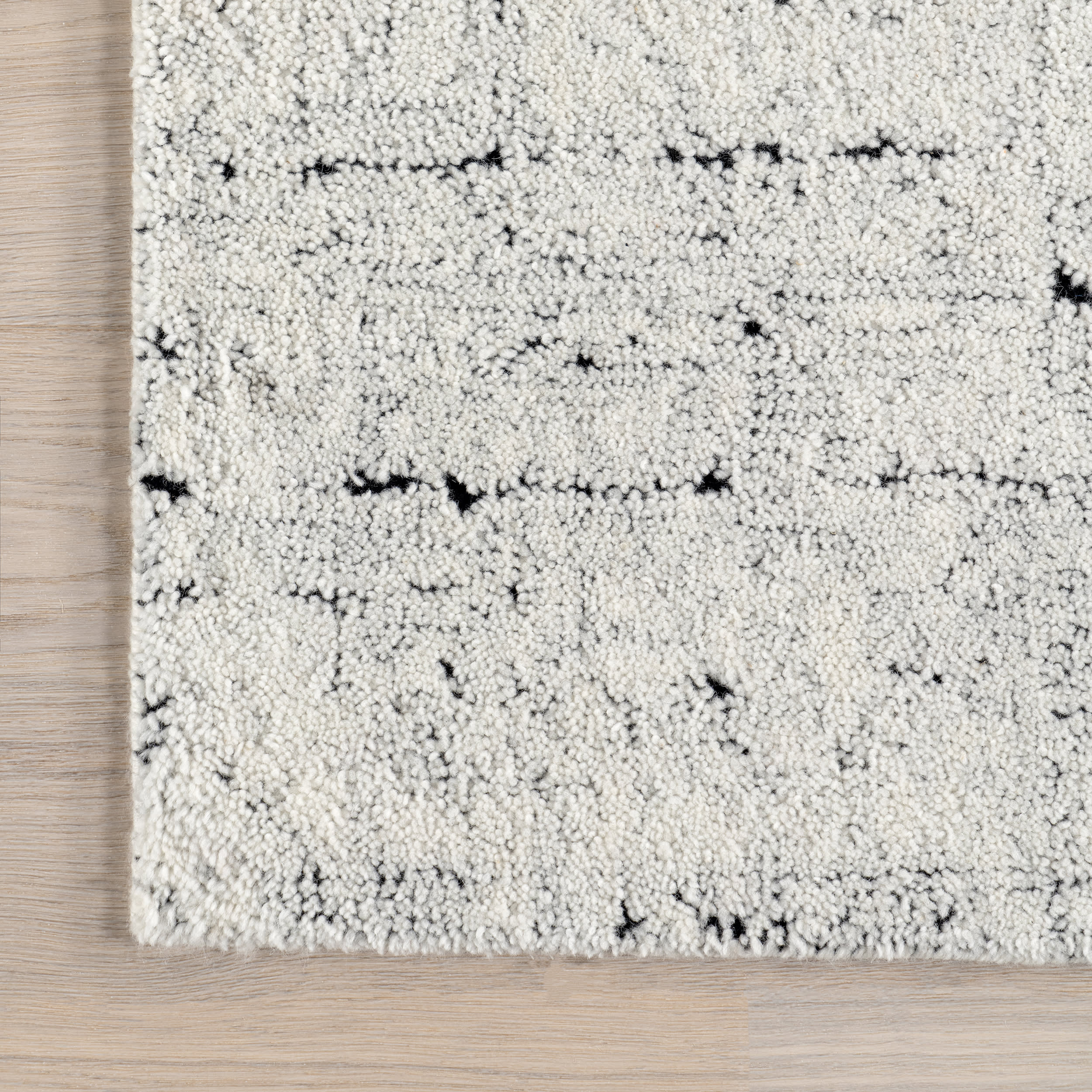 Davos Tiled Wool Rug | Ivory - Image 3