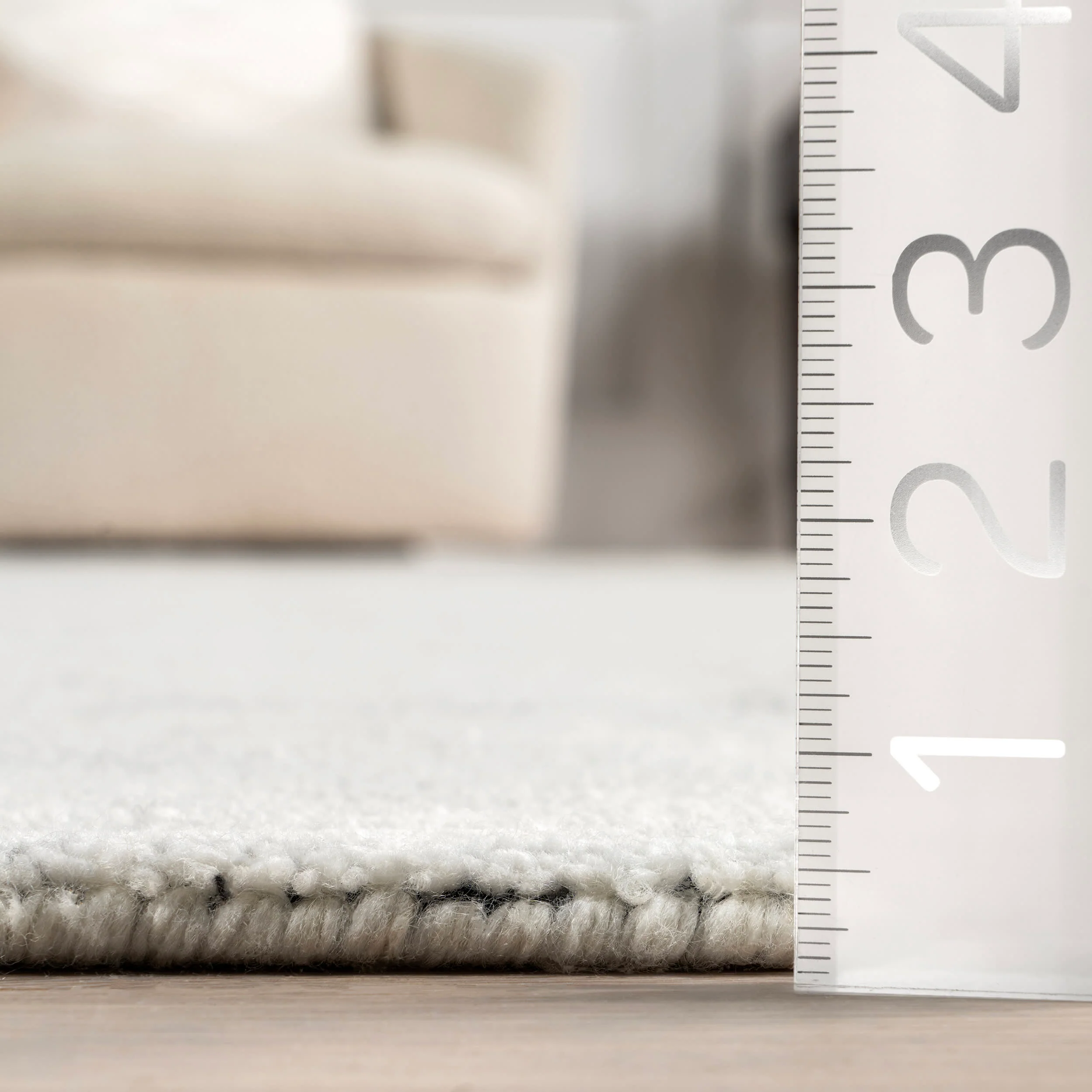 Davos Tiled Wool Rug | Ivory - Image 4