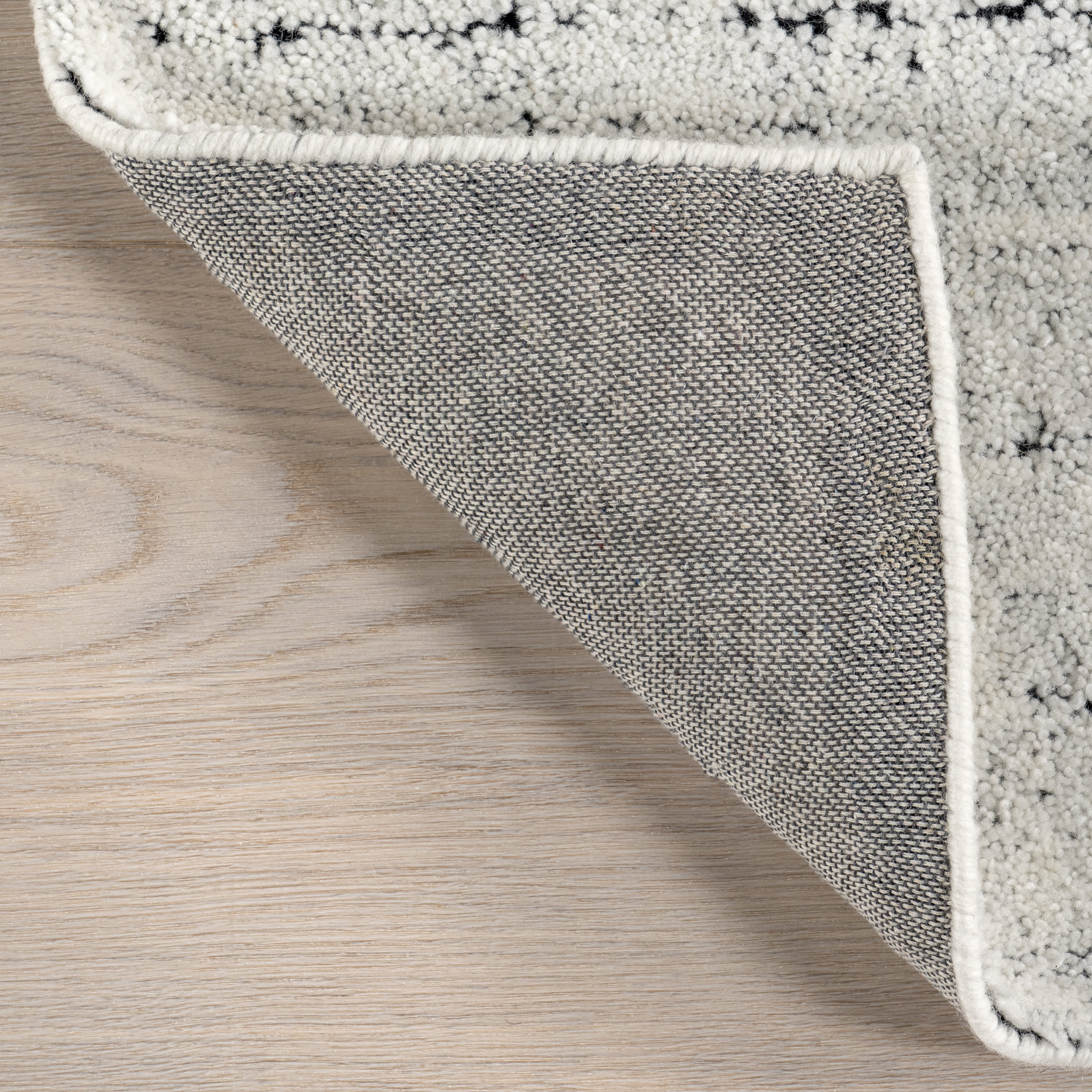Davos Tiled Wool Rug | Ivory - Image 5
