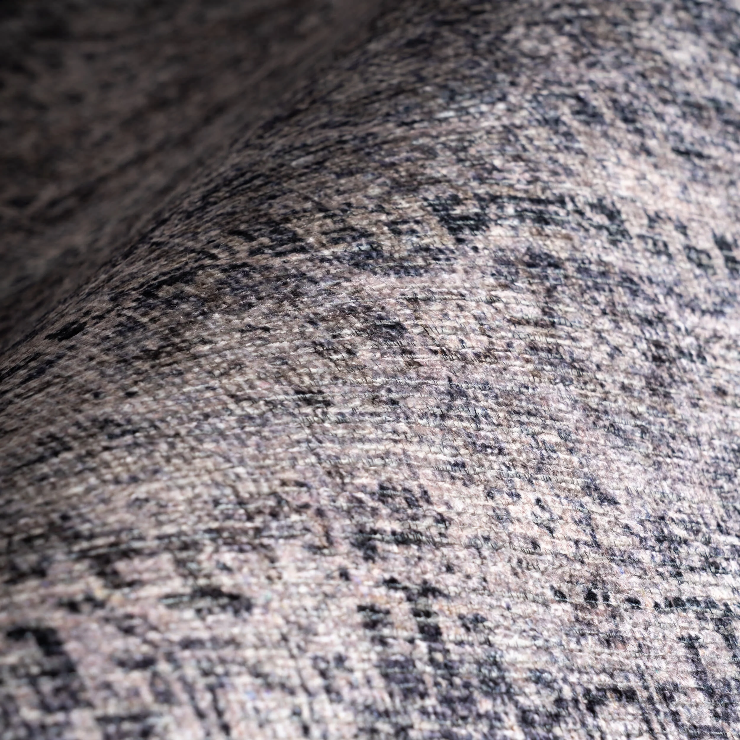 Delph Vintage & Distressed Washable Rug | Brown - Image 3
