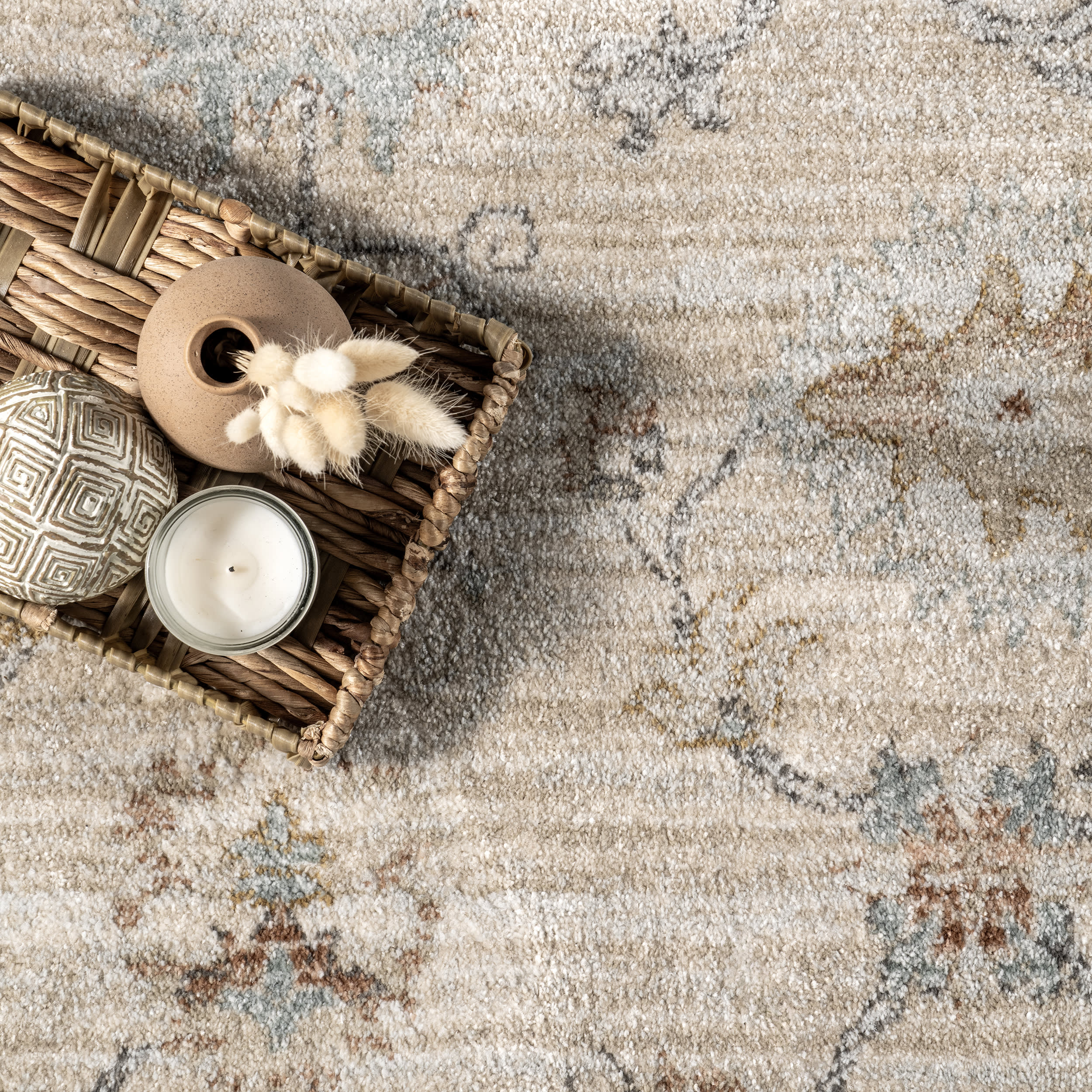 Desiree Medallion Rug | Beige - Image 7