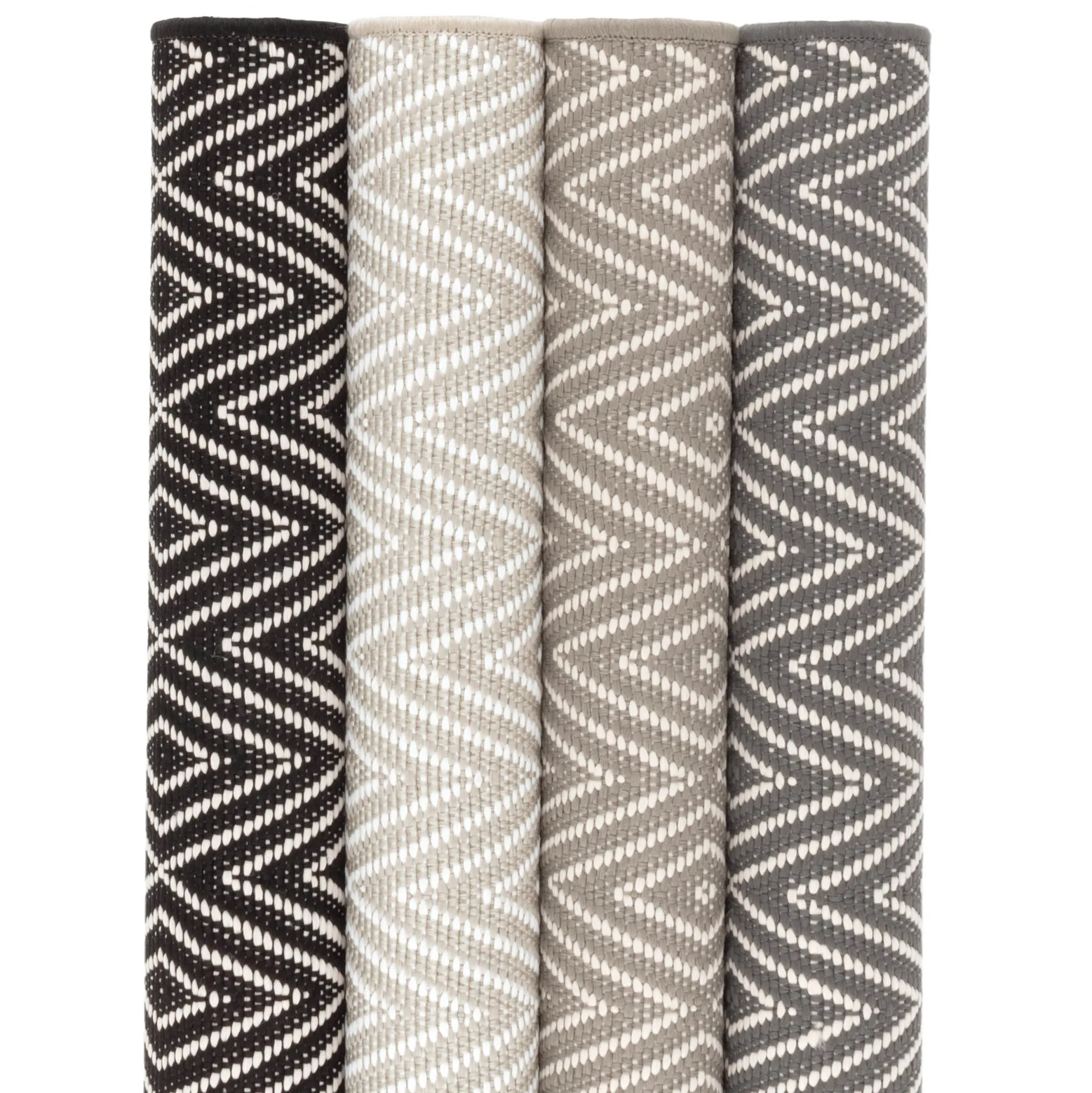 Diamond Handwoven Indoor/Outdoor Rug | Fieldstone/Ivory - Image 5
