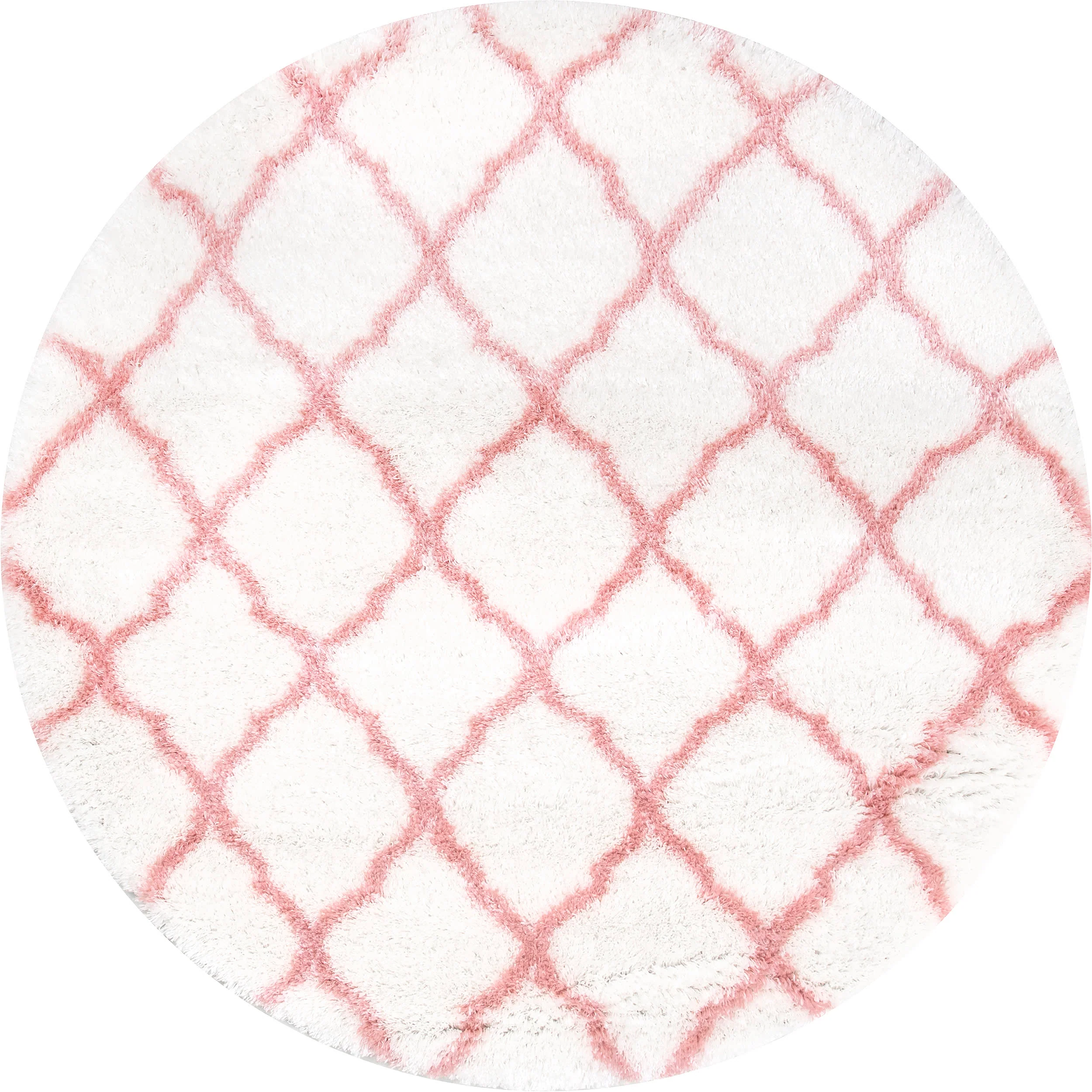 Diamond Rug | Baby Pink