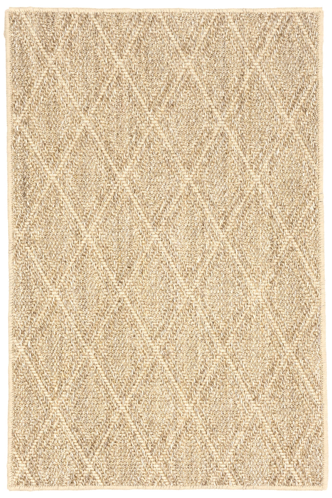 Diamond Woven Sisal Rug | Sand