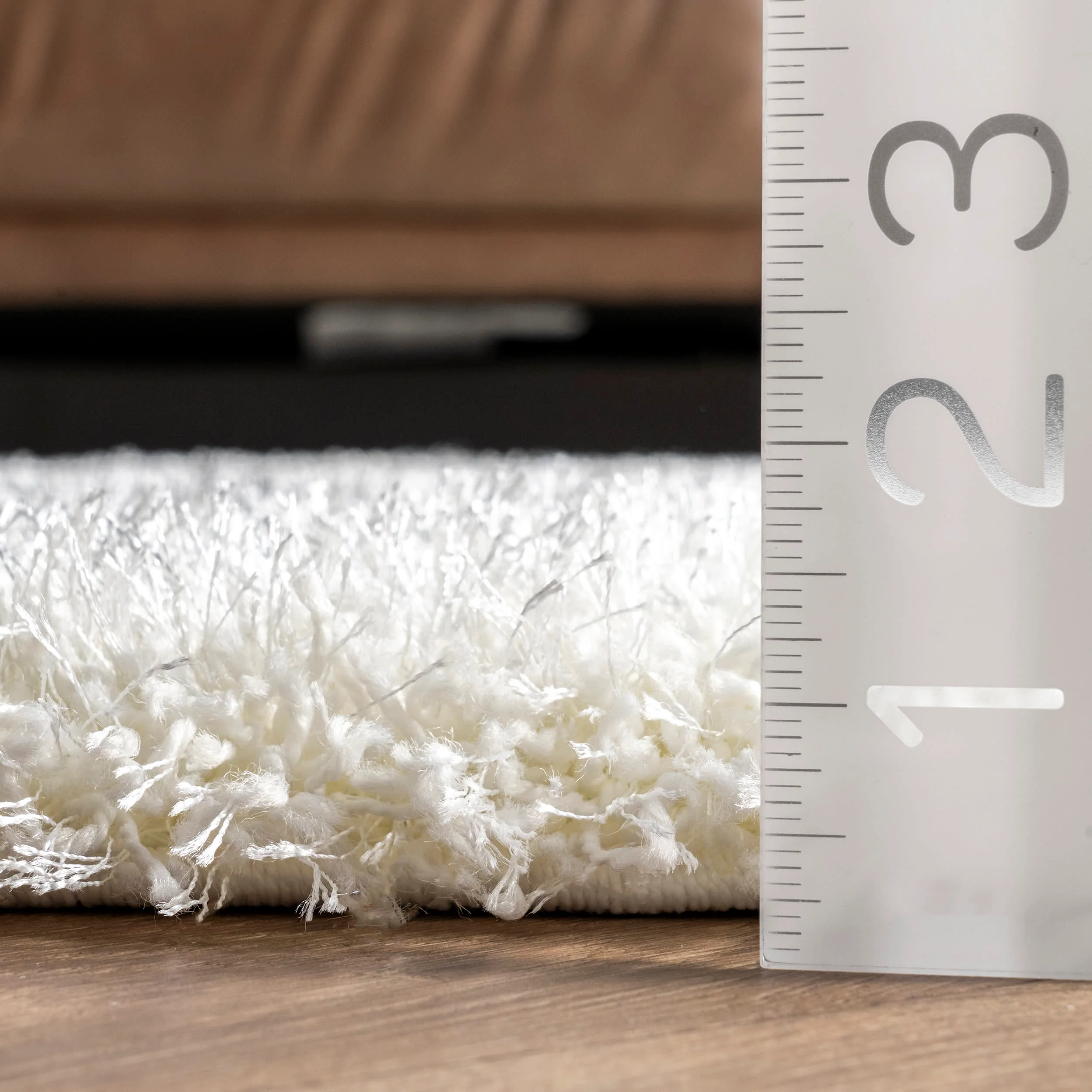 Diamond Shag Rug | Grey - Image 5