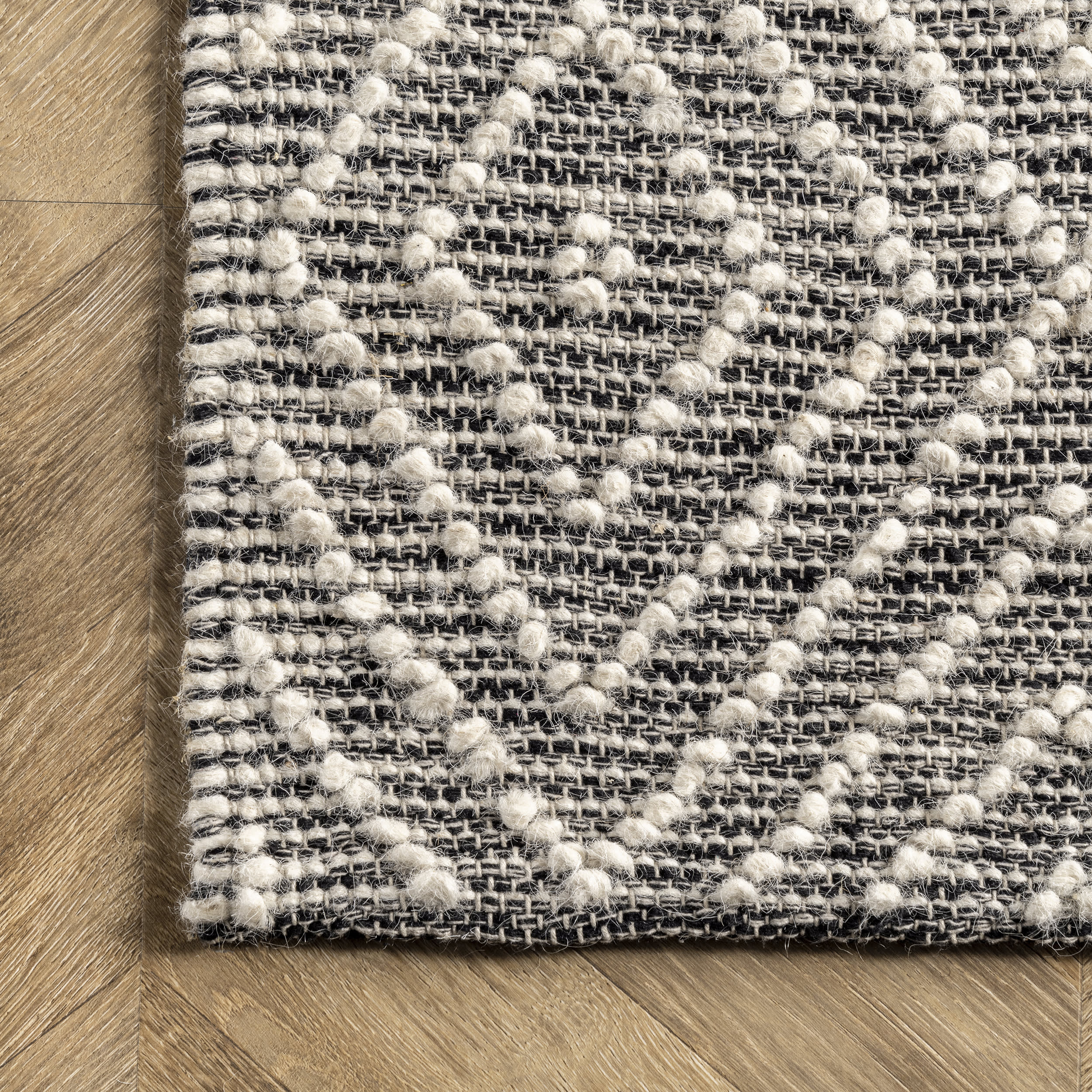 Diamond Tiles Rug | Grey - Image 3